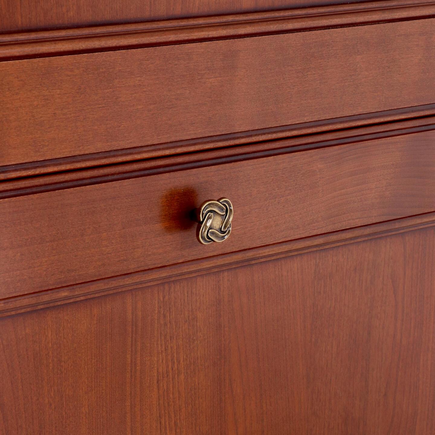 Pomolo per mobili - Orval - Lega di Zinco - Stile Classico - 36x22x36mm - immagine 5