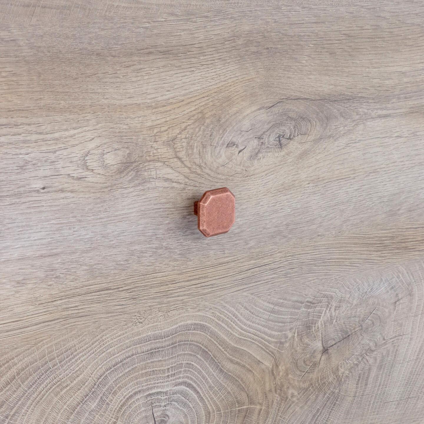 Pomolo per mobili - Rame vecchio country - Lega di Zinco - Stile Contemporaneo - 32x23x0mm - immagine 5