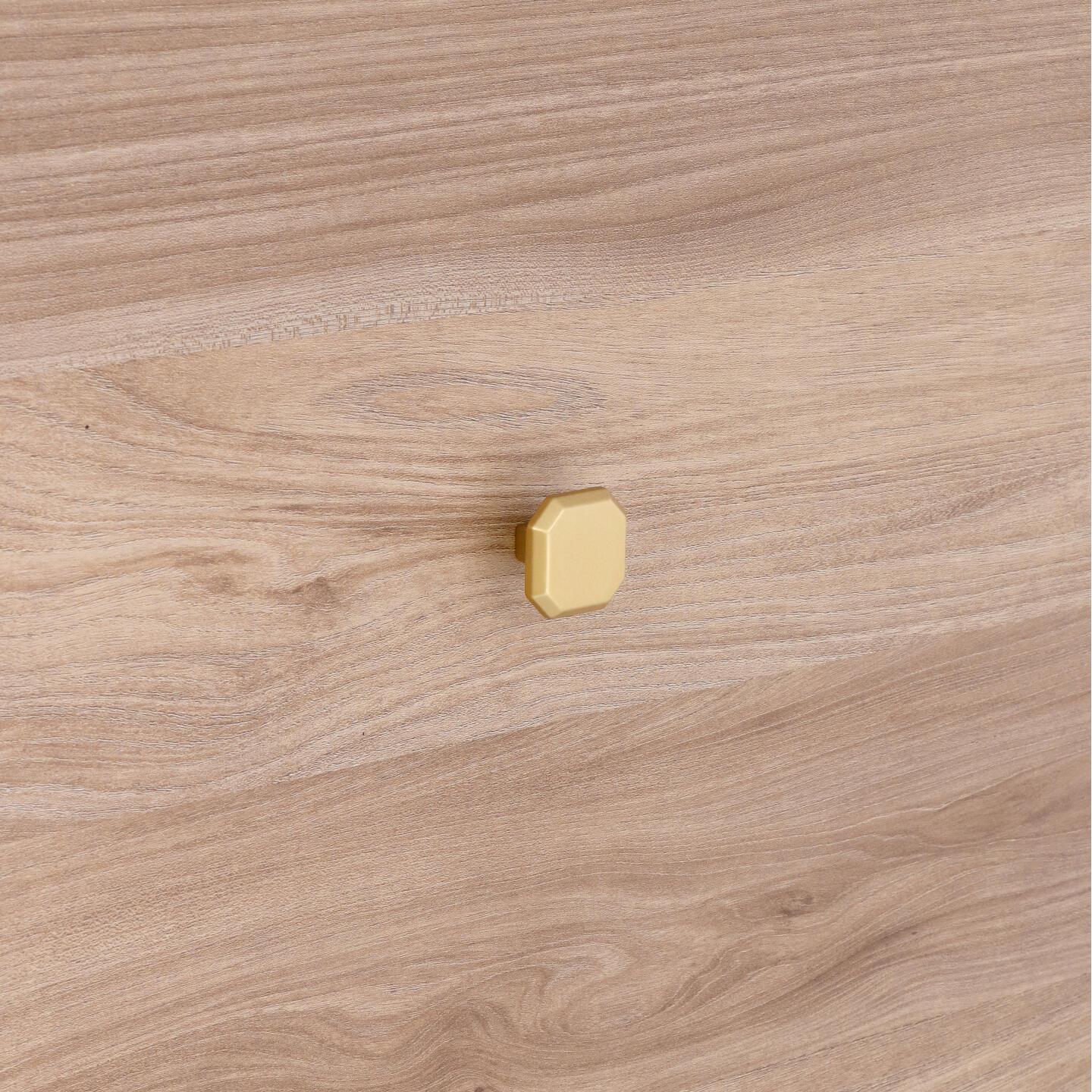 Pomolo per mobili - Alucover ottone - Lega di Zinco - Stile Contemporaneo - 32x23x0mm - immagine 5