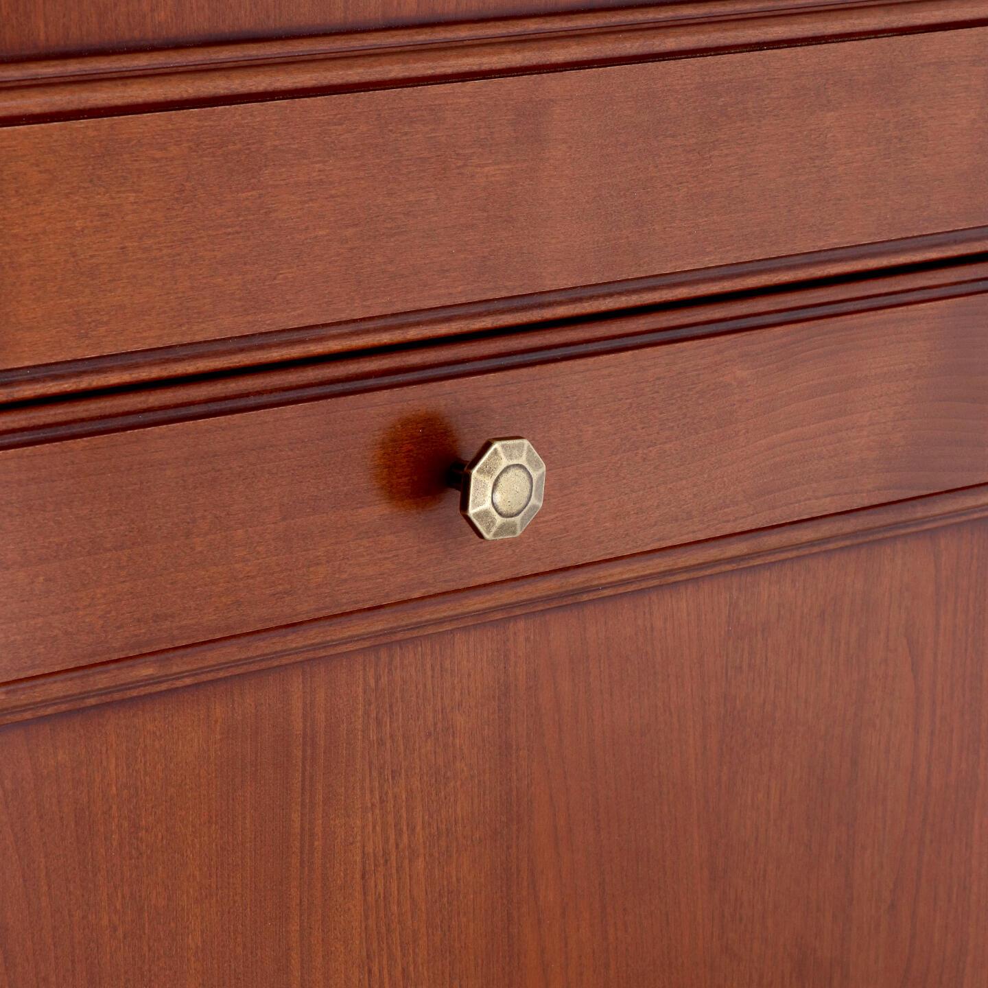 Pomolo per mobili - Antica Firenze - Lega di Zinco - Stile Classico - 32x24x0mm - immagine 5