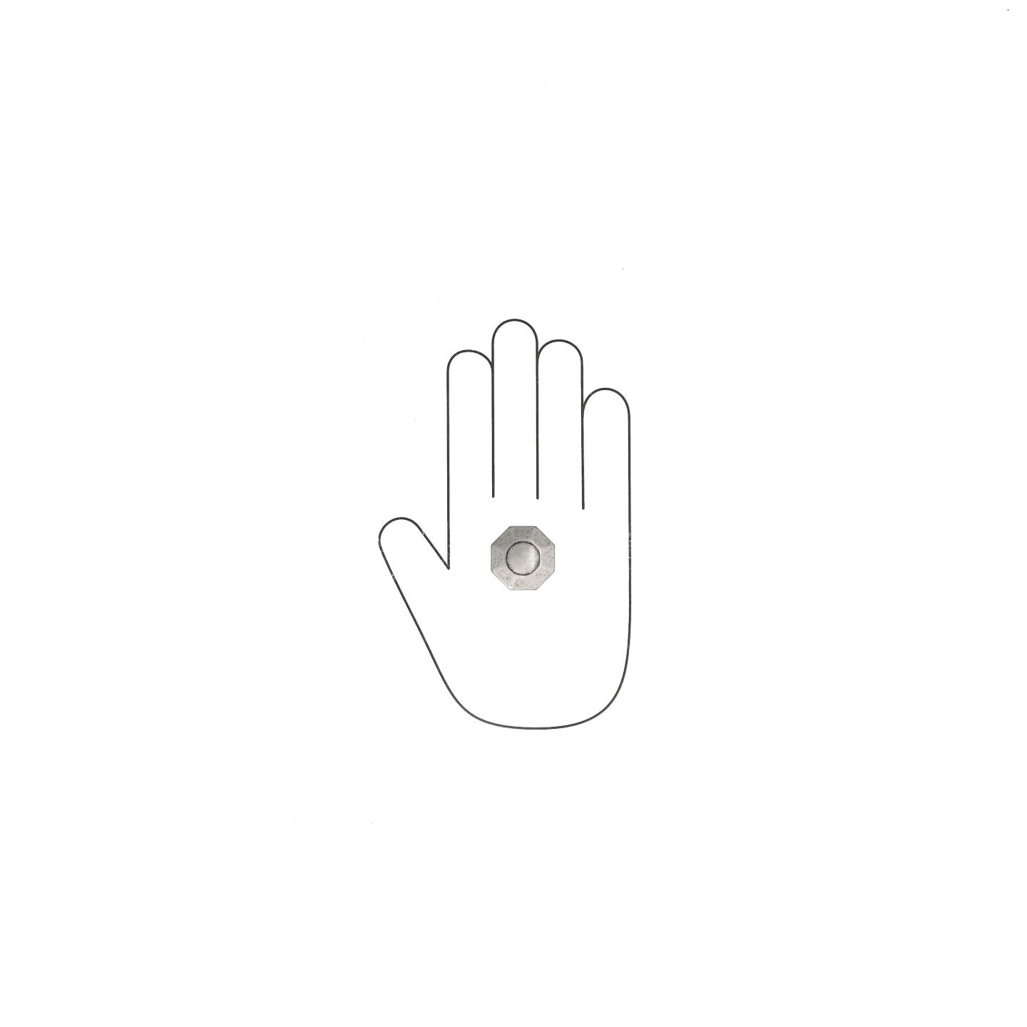 Pomolo per mobili - Argento vecchio brillante - Lega di Zinco - Stile Classico - 32x24x0mm - immagine 4