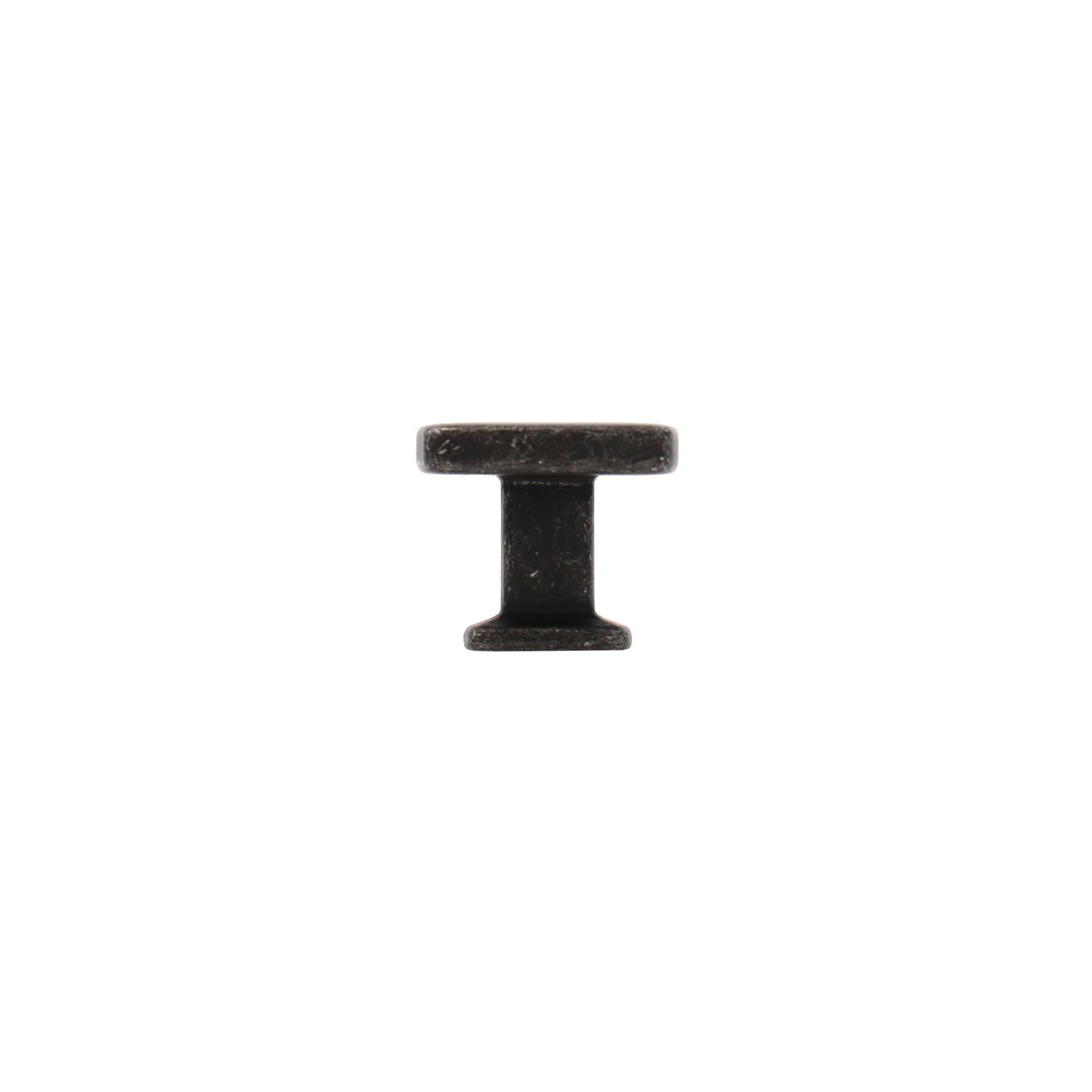 Pomolo per mobili - Vintage ferro nero - Lega di Zinco - Stile Contemporaneo - 28x24x28mm - immagine 2