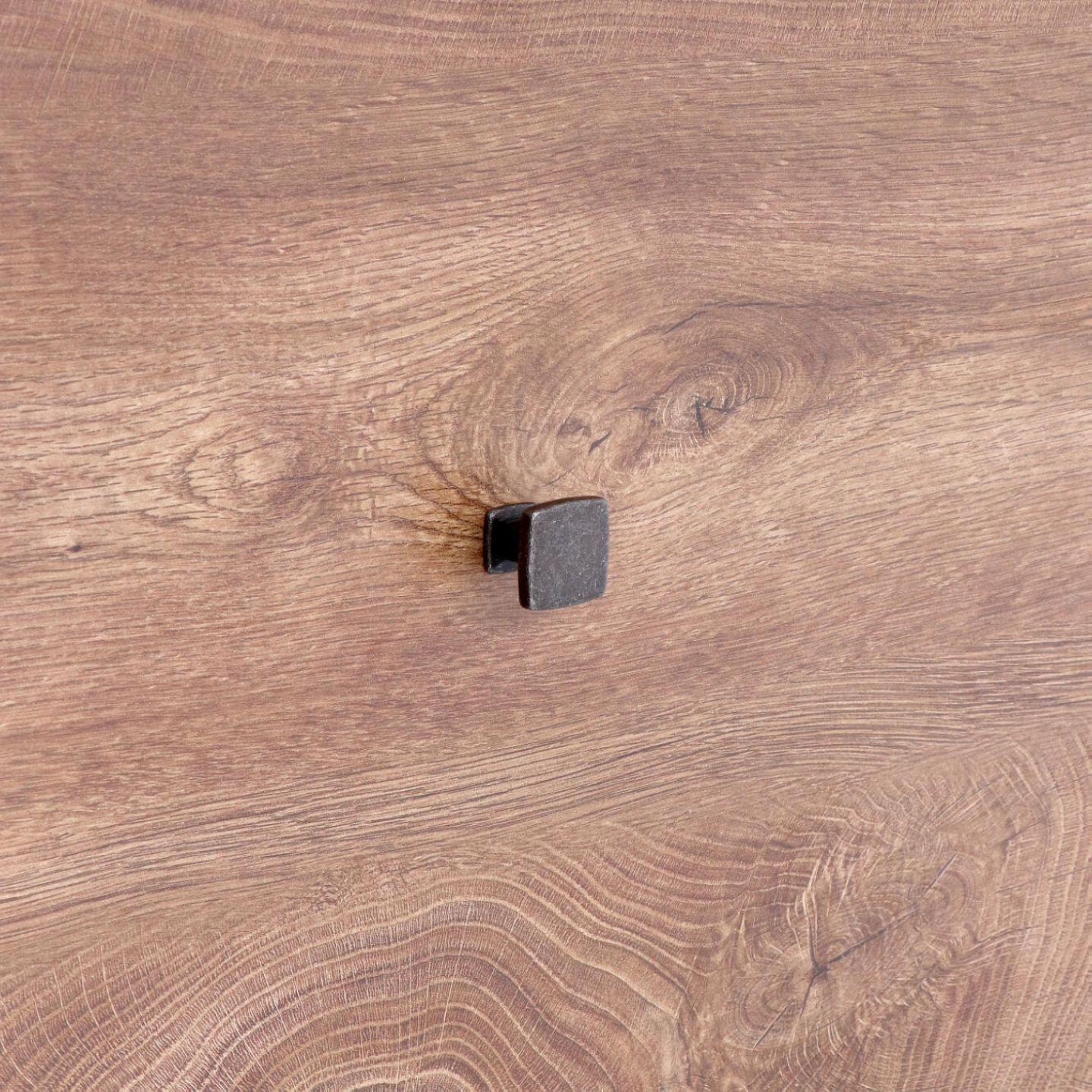 Pomolo per mobili - Vintage ferro nero - Lega di Zinco - Stile Contemporaneo - 28x24x28mm - immagine 5