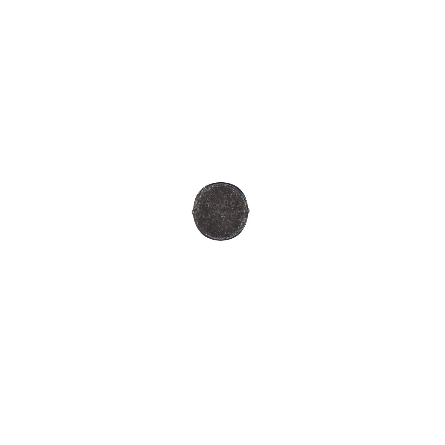 Pomolo per mobili - Vintage ferro nero - Lega di Zinco - Stile Contemporaneo - 18x26x0mm - immagine 3