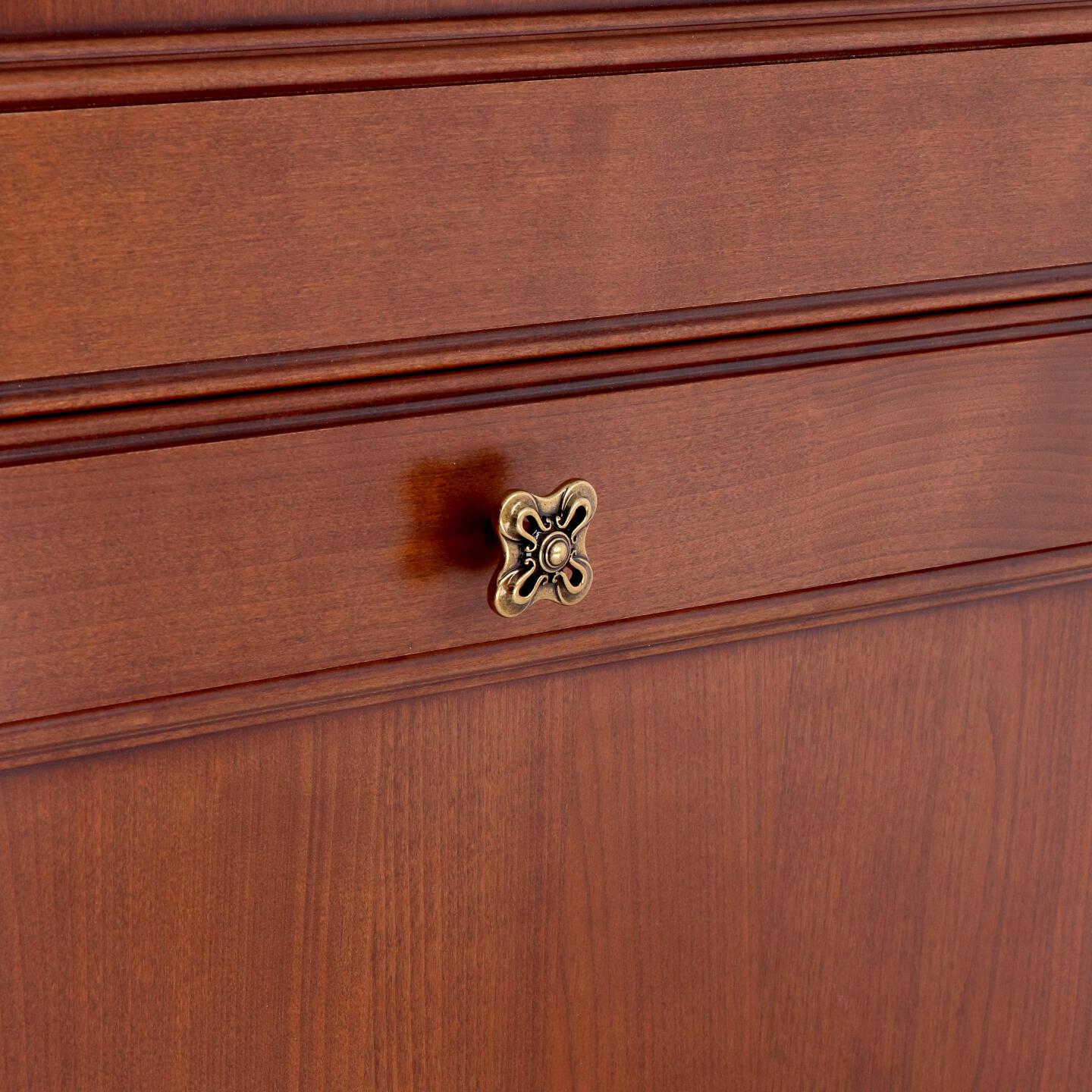 Pomolo per mobili - Orval - Lega di Zinco - Stile Classico - 34x25x34mm - immagine 5
