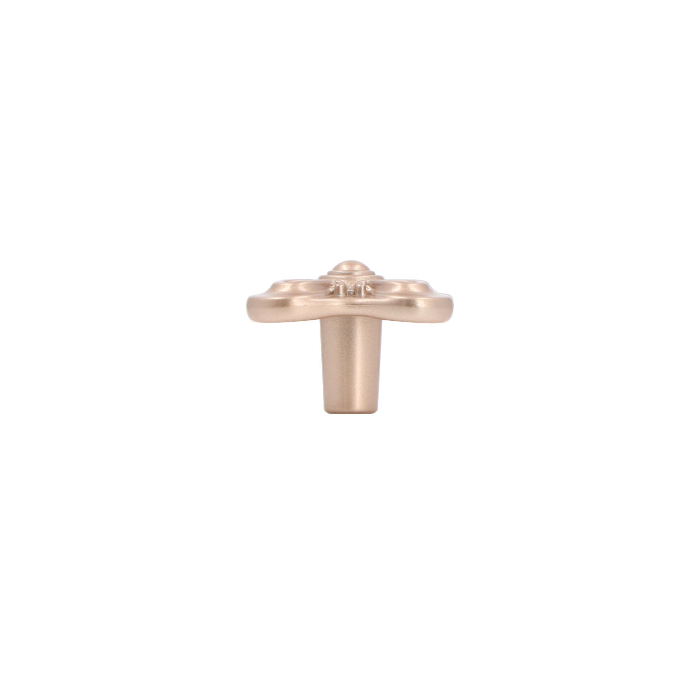 Pomolo per mobili - Oro rosa matt - Lega di Zinco - Stile Classico - 34x25x34mm - immagine 2
