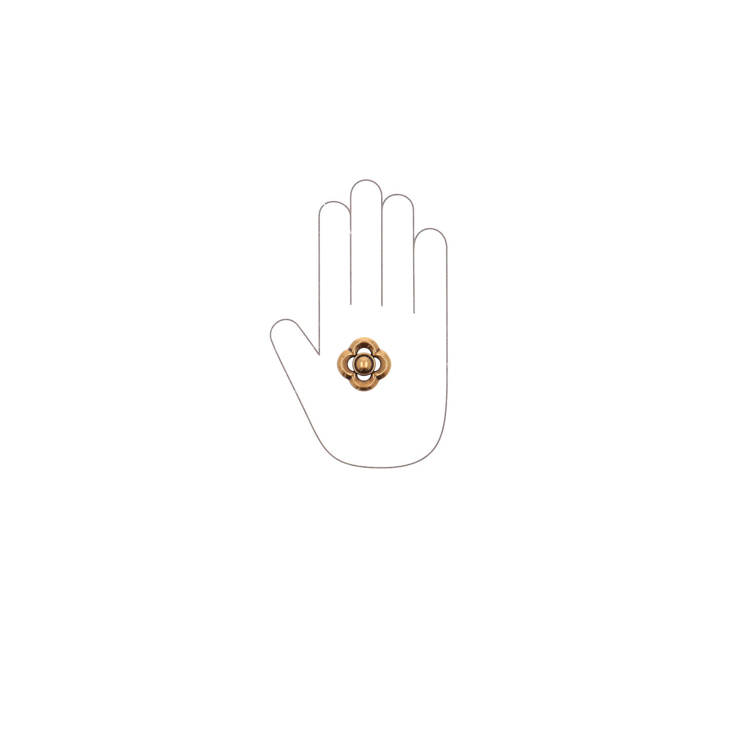 Pomolo per mobili - Orval - Lega di Zinco - Stile Classico - 32x25x32mm - immagine 4