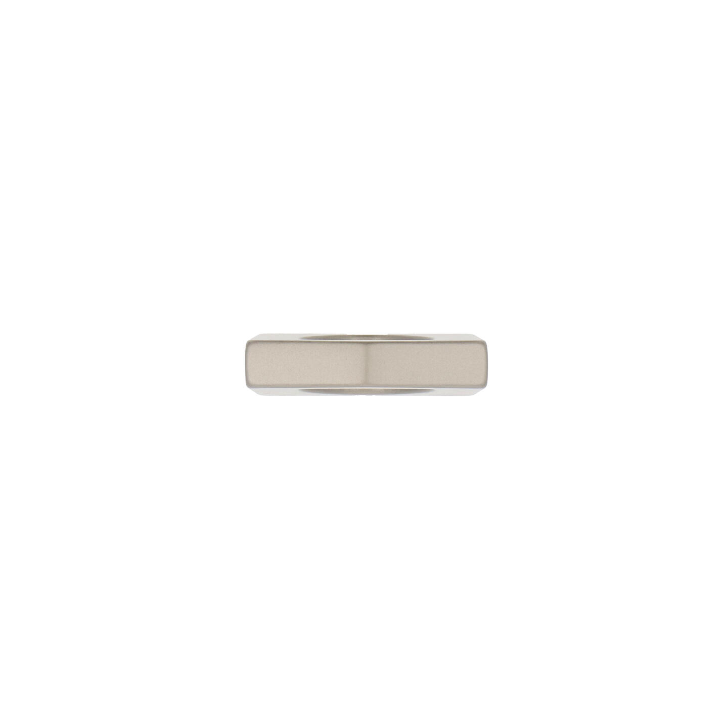 Pomolo per mobili - Alucover platino - Lega di Zinco - Stile Contemporaneo - 46x26x12mm - immagine 3