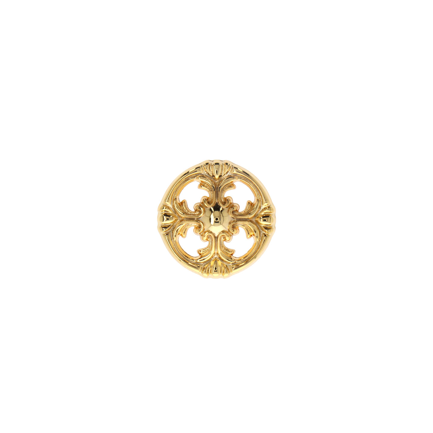 Pomolo per mobili - Placcato oro - Lega di Zinco - Stile Classico - 36x25x0mm - immagine 3