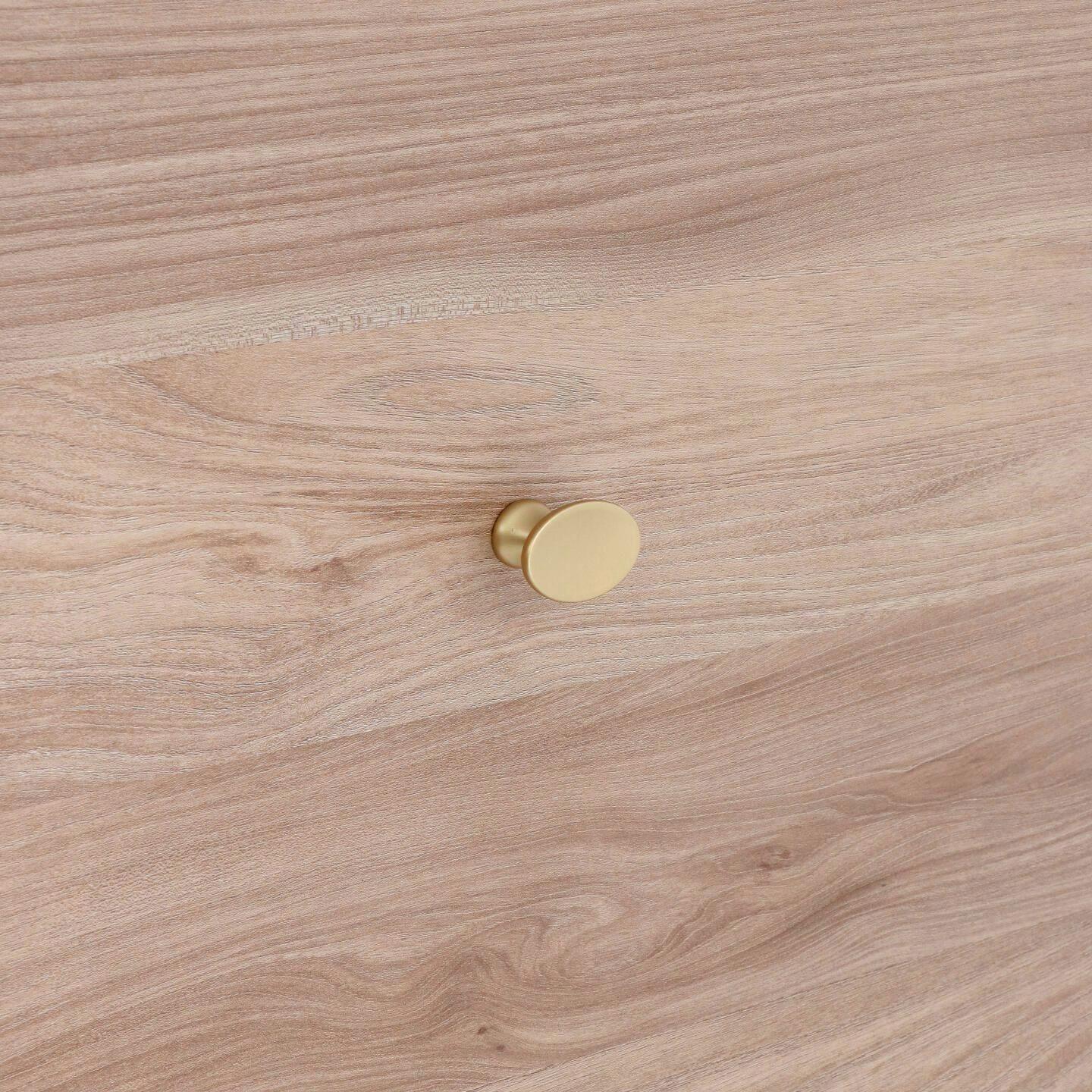 Pomolo per mobili - Alucover ottone - Lega di Zinco - Stile Contemporaneo - 42x27x28mm - immagine 5