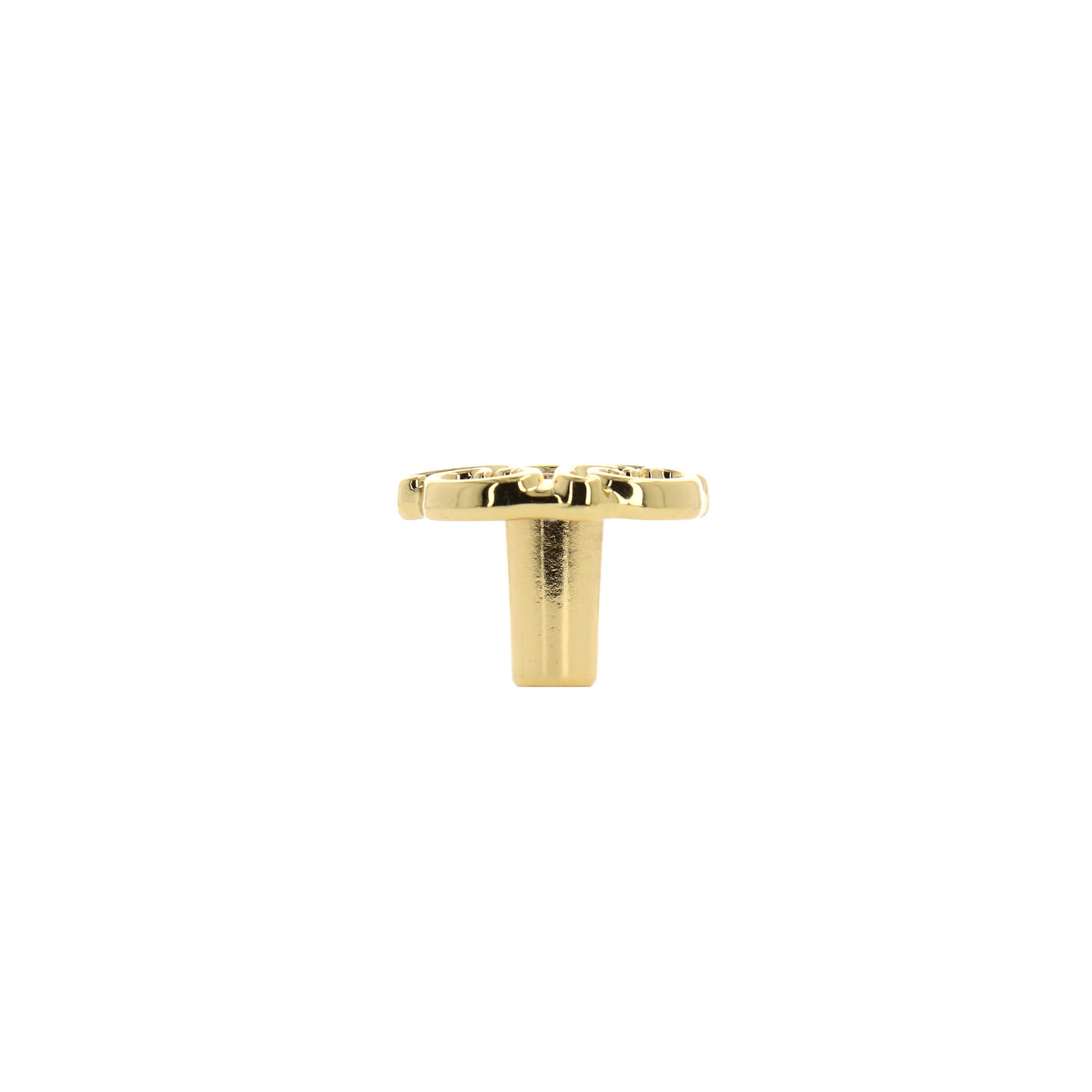 Pomolo per mobili - Placcato oro - Lega di Zinco - Stile Classico - 34x24x0mm - immagine 2