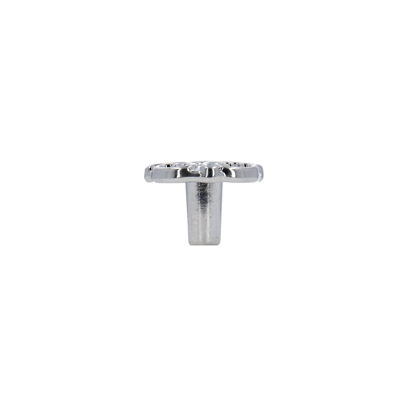 Pomolo per mobili - Cromo lucido - Lega di Zinco - Stile Classico - 34x24x0mm - immagine 2