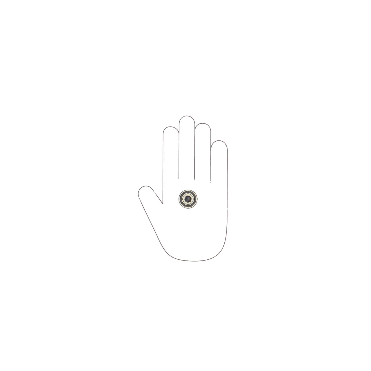 Pomolo per mobili - Rustikall avorio - Lega di Zinco - Stile Classico - 25x21x0mm - immagine 4
