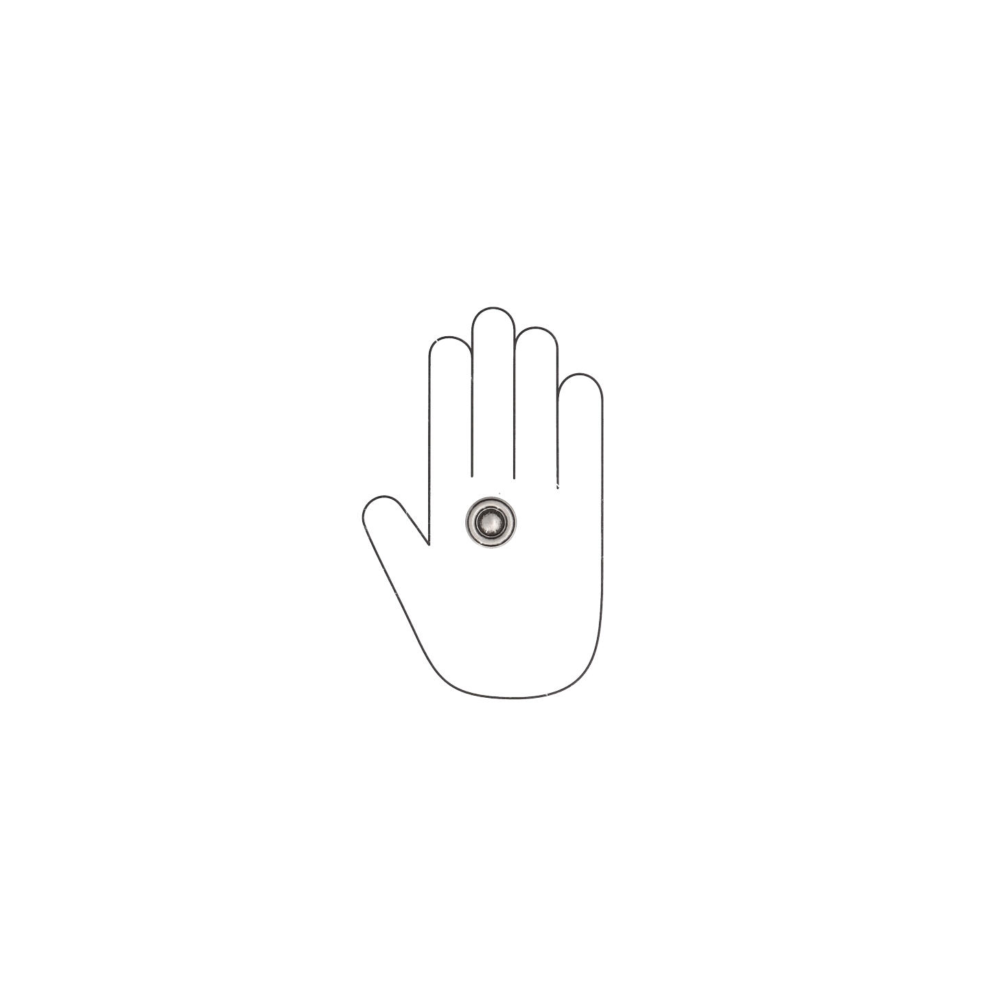 Pomolo per mobili - Argento vecchio brillante - Lega di Zinco - Stile Classico - 25x21x0mm - immagine 4