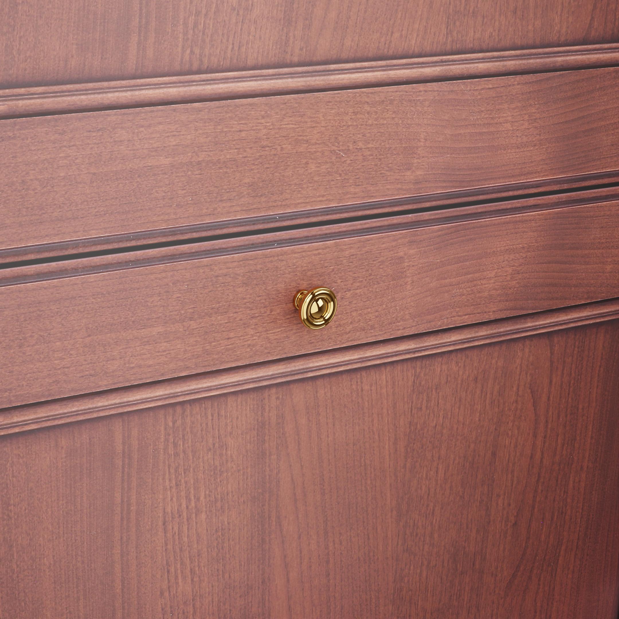 Pomolo per mobili - Placcato oro - Lega di Zinco - Stile Classico - 31x22x0mm - immagine 5