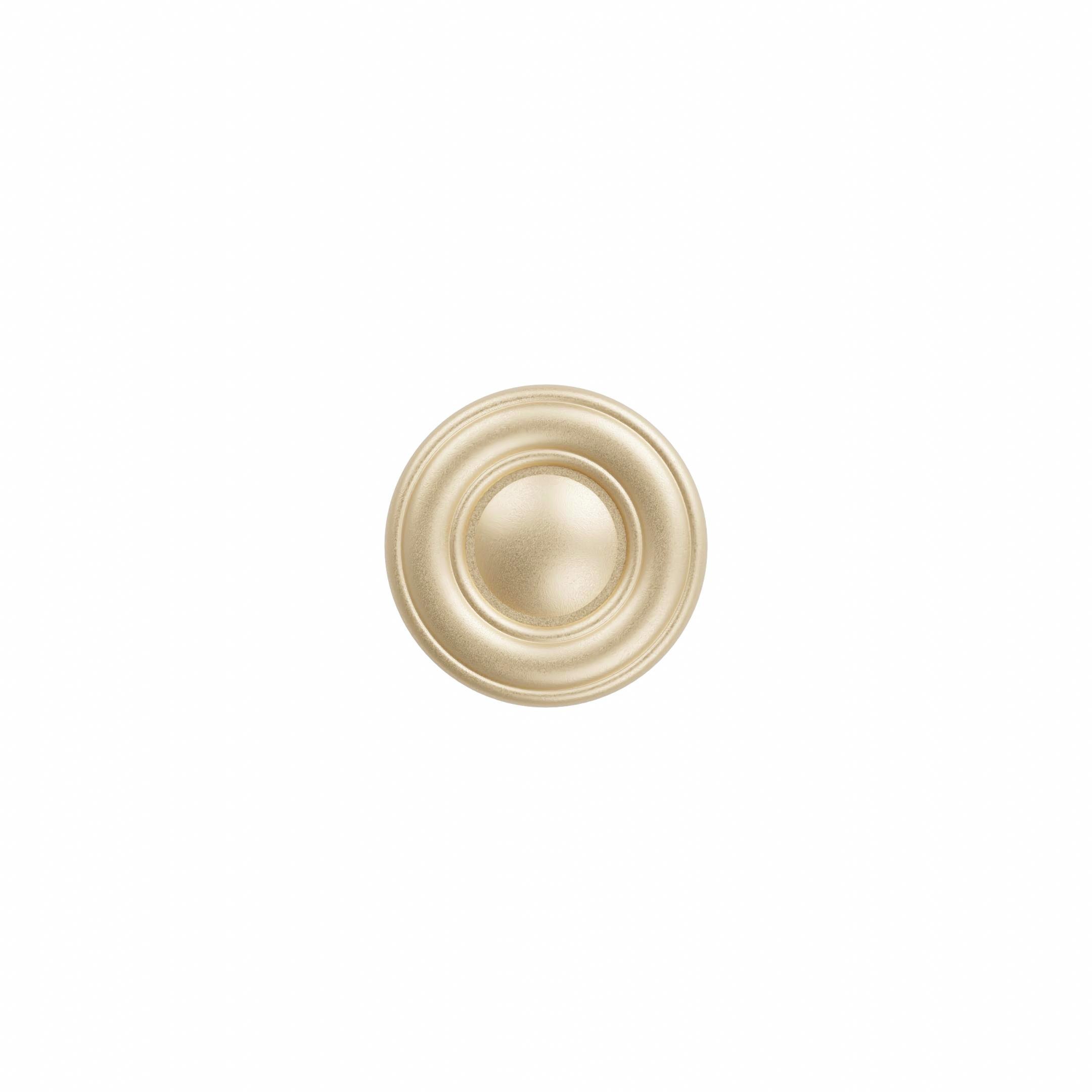 Pomolo per mobili - Galver ottone velo - Lega di Zinco - Stile Classico - 31x22x0mm - immagine 2