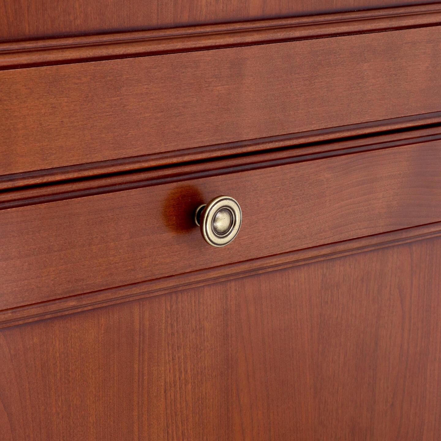 Pomolo per mobili - Antica Firenze - Lega di Zinco - Stile Classico - 35x23x0mm - immagine 5