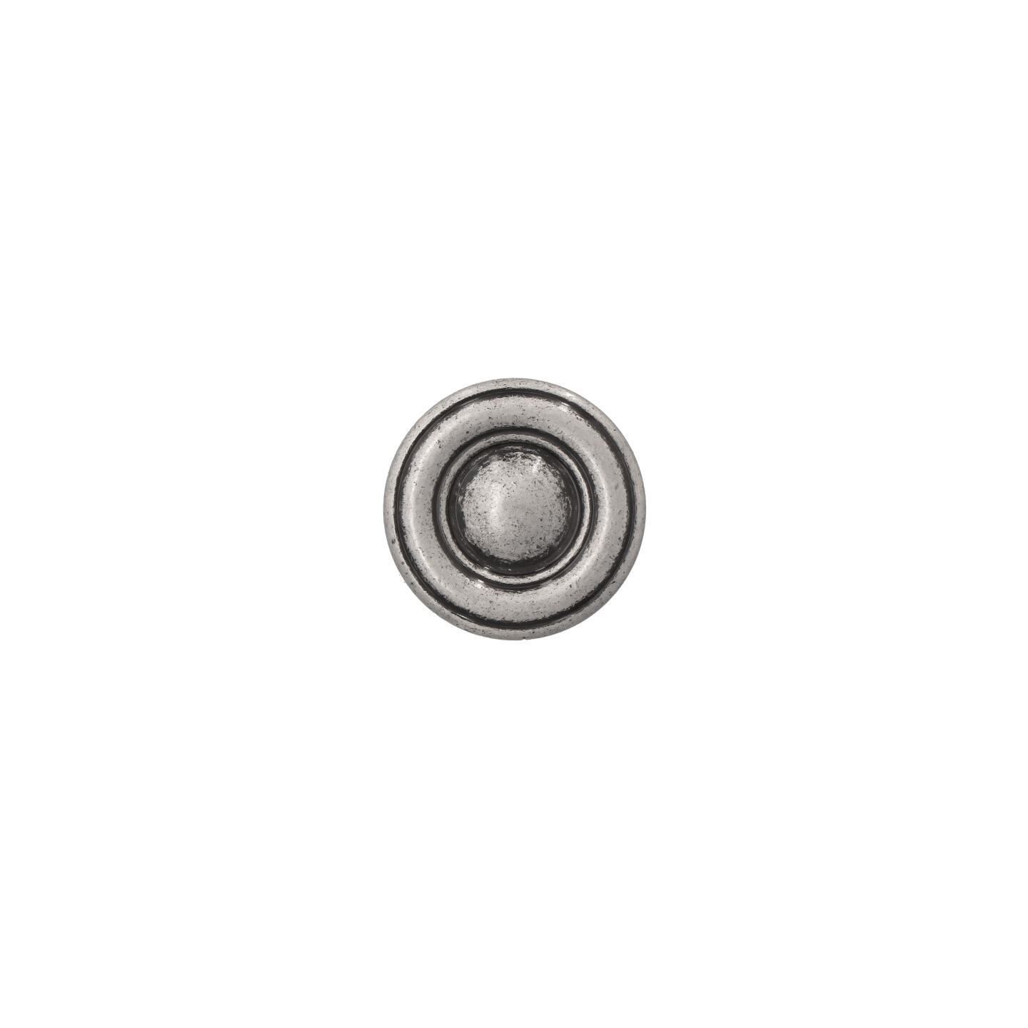 Pomolo per mobili - Argento vecchio brillante - Lega di Zinco - Stile Classico - 35x23x0mm - immagine 3