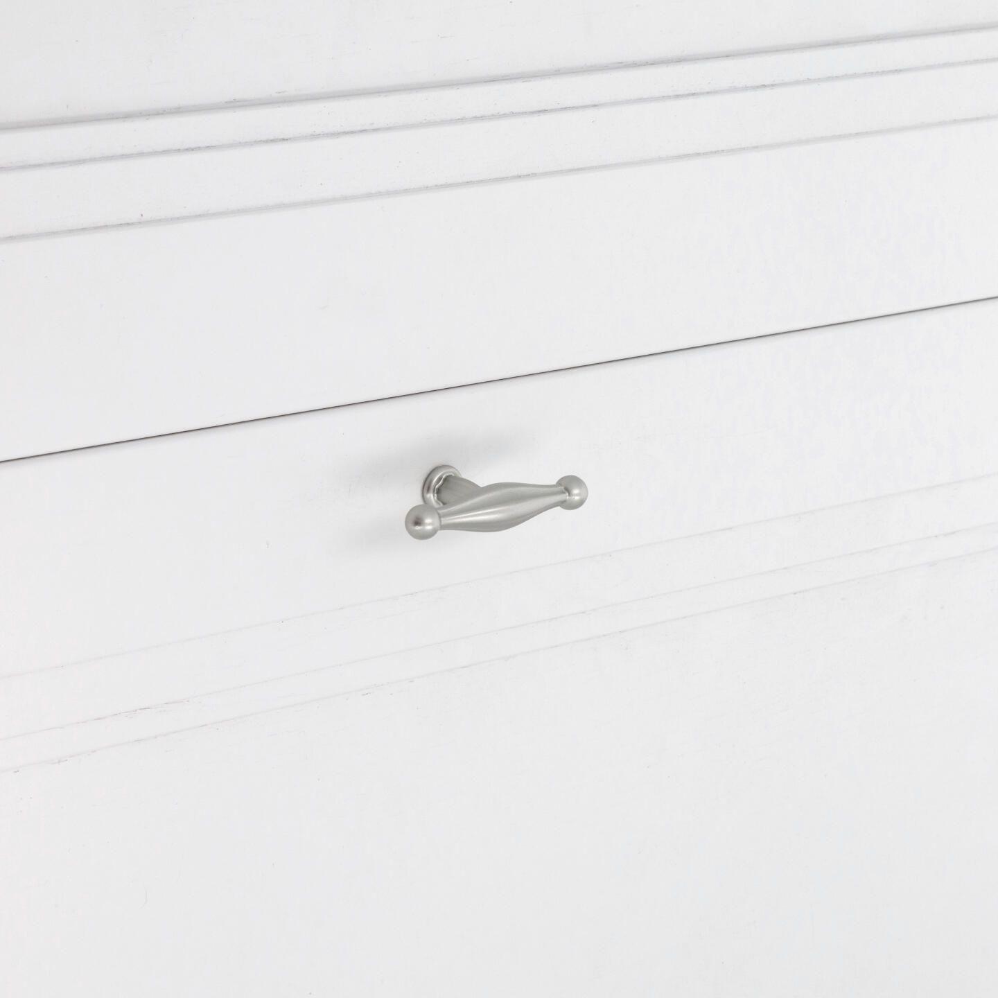 Pomolo per mobili - Argento Nottingham - Lega di Zinco - Stile Classico - 67x32x15mm - immagine 5