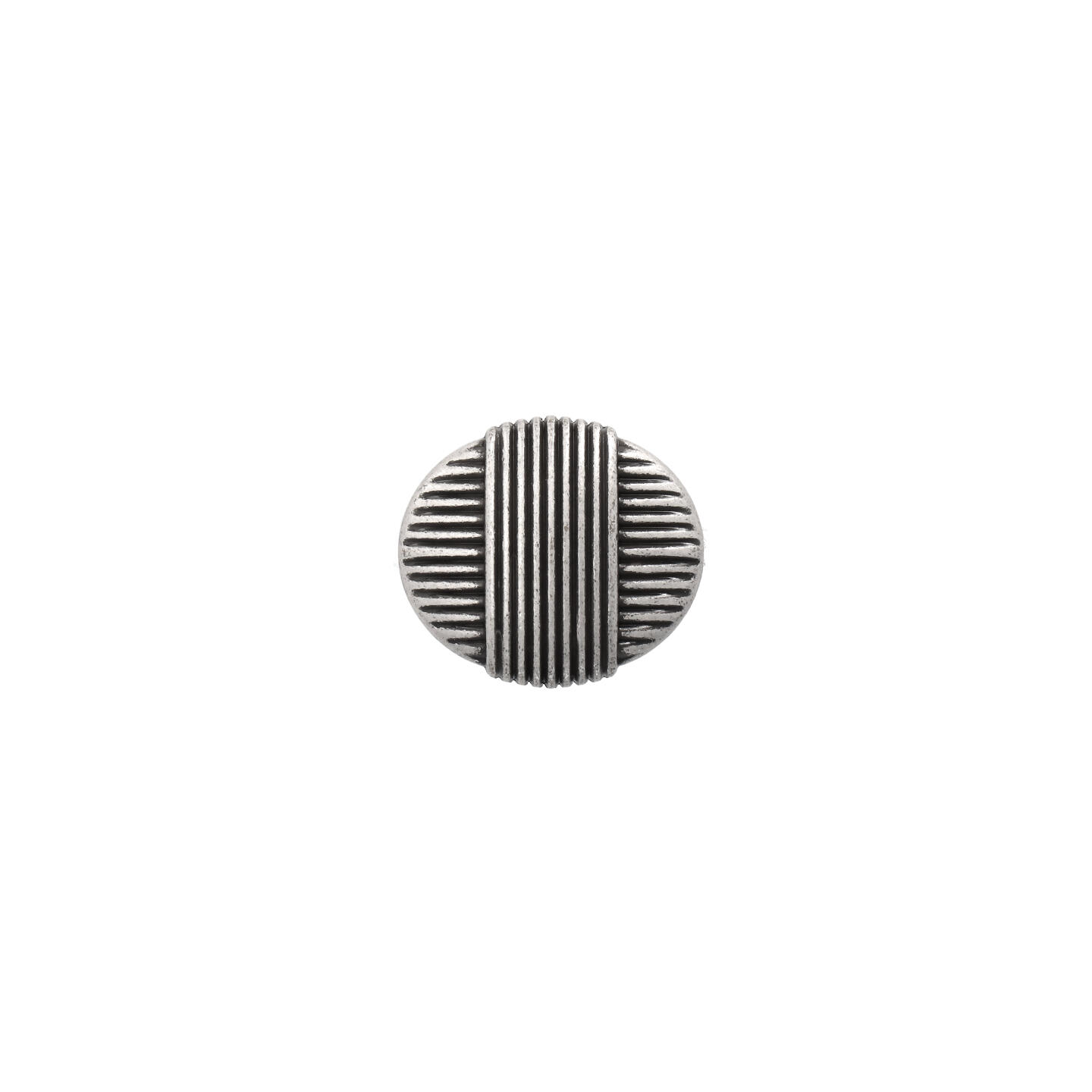 Pomolo per mobili - Argento vecchio brillante - Lega di Zinco - Stile Classico - 35x24x0mm - immagine 3