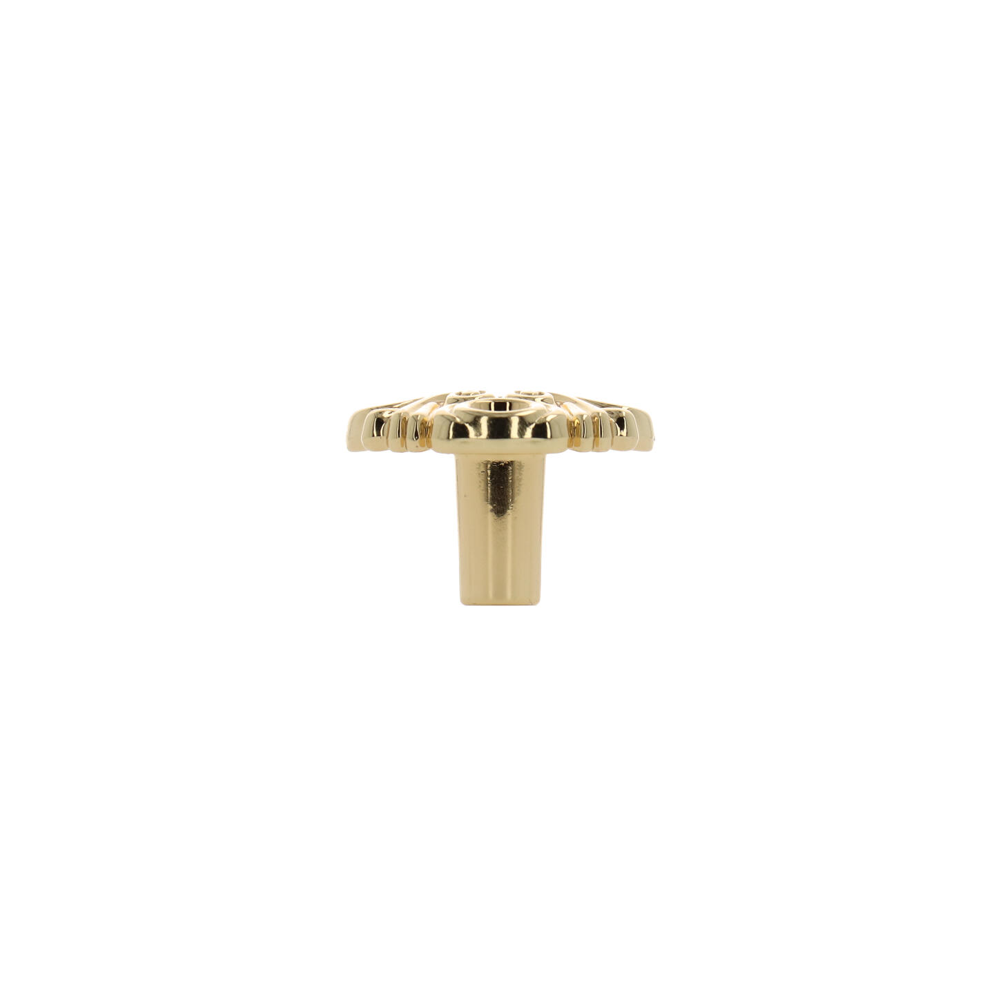 Pomolo per mobili - Placcato oro - Lega di Zinco - Stile Classico - 36x25x0mm - immagine 2