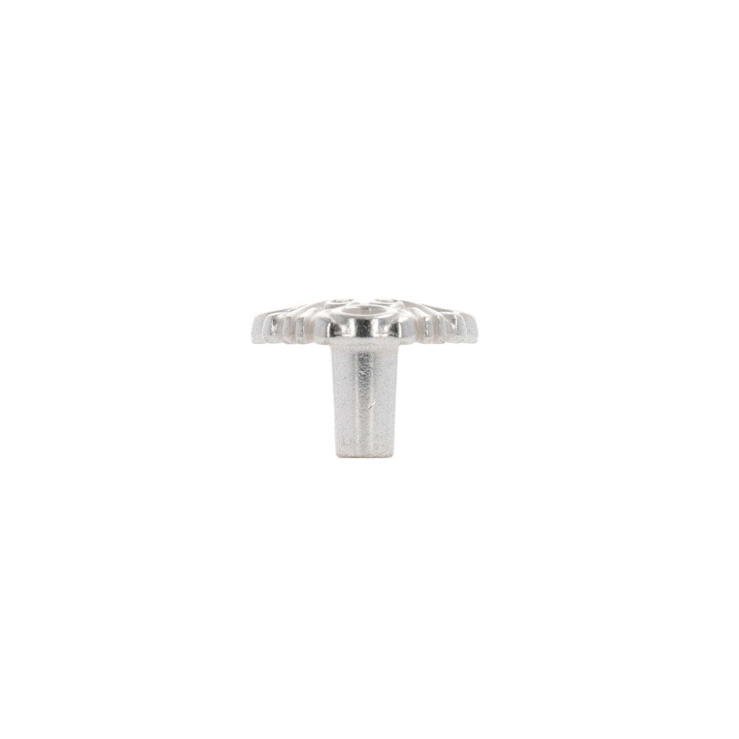 Pomolo per mobili - Argento Venezia - Lega di Zinco - Stile Classico - 36x25x0mm - immagine 2