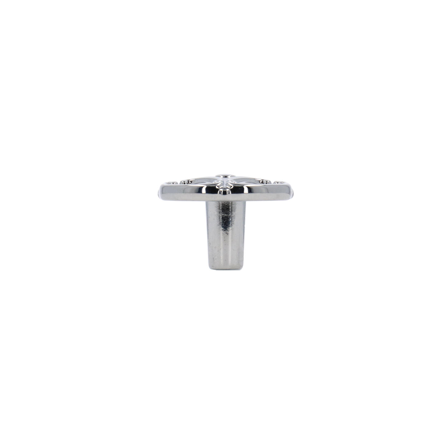 Pomolo per mobili - Cromo lucido - Lega di Zinco - Stile Classico - 36x25x0mm - immagine 2