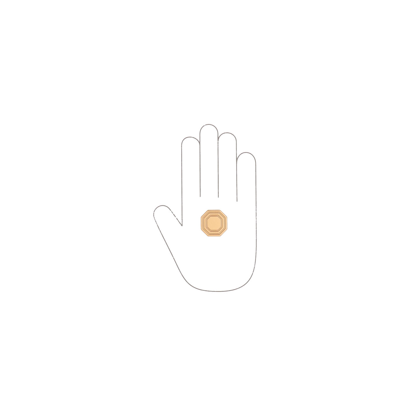Pomolo per mobili - Oro Milano - Lega di Zinco - Stile Classico - 30x23x30mm - immagine 4