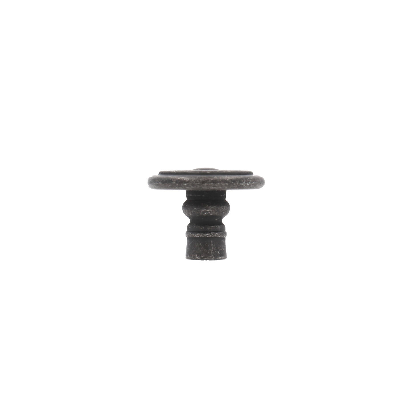 Pomolo per mobili - Vintage ferro nero - Lega di Zinco - Stile Classico - 33x26x0mm - immagine 2
