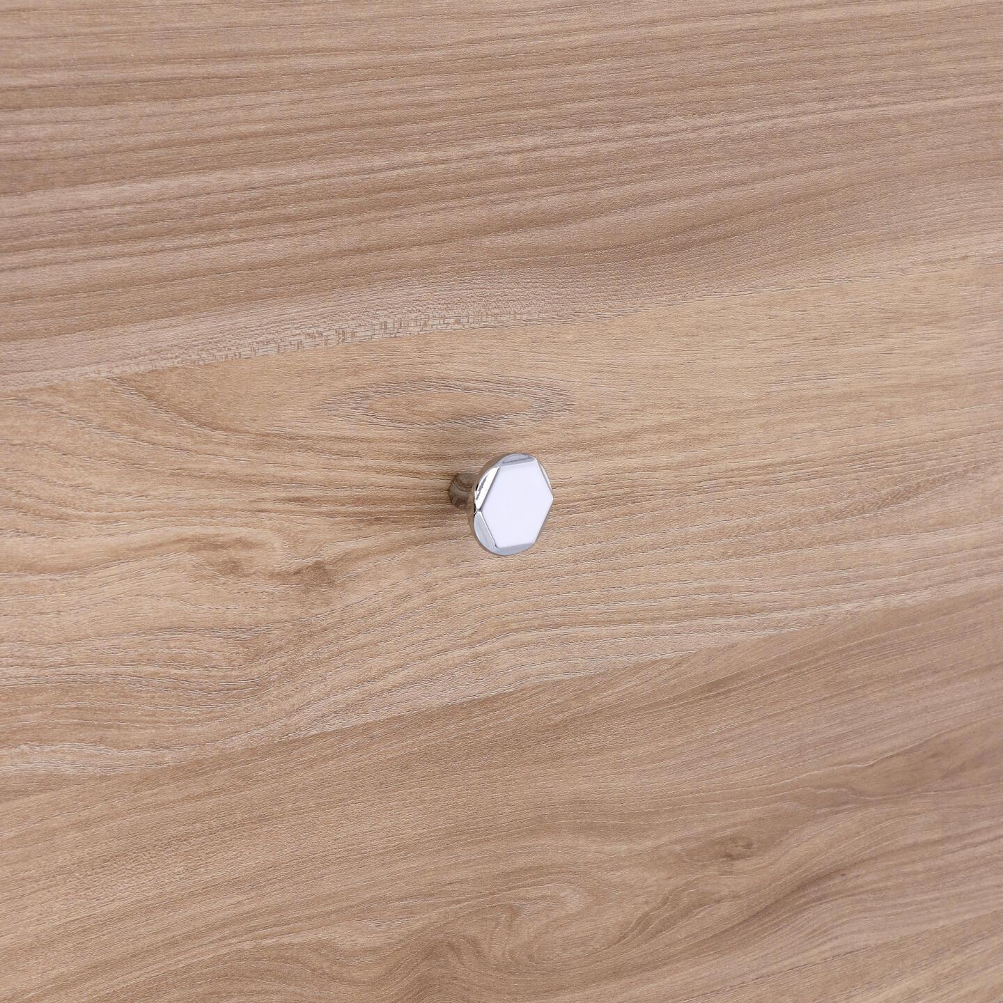 Pomolo per mobili - Cromo lucido - Lega di Zinco - Stile Contemporaneo - 0x24x0mm - immagine 5