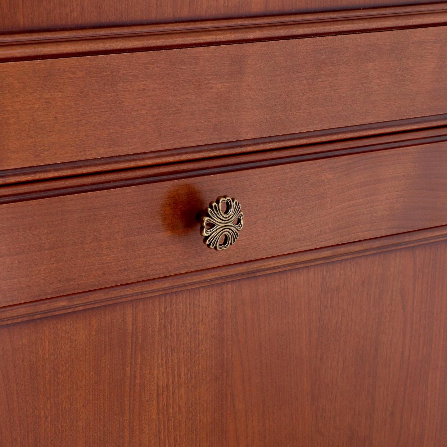Pomolo per mobili - Orval - Lega di Zinco - Stile Classico - 36x24x0mm - immagine 5