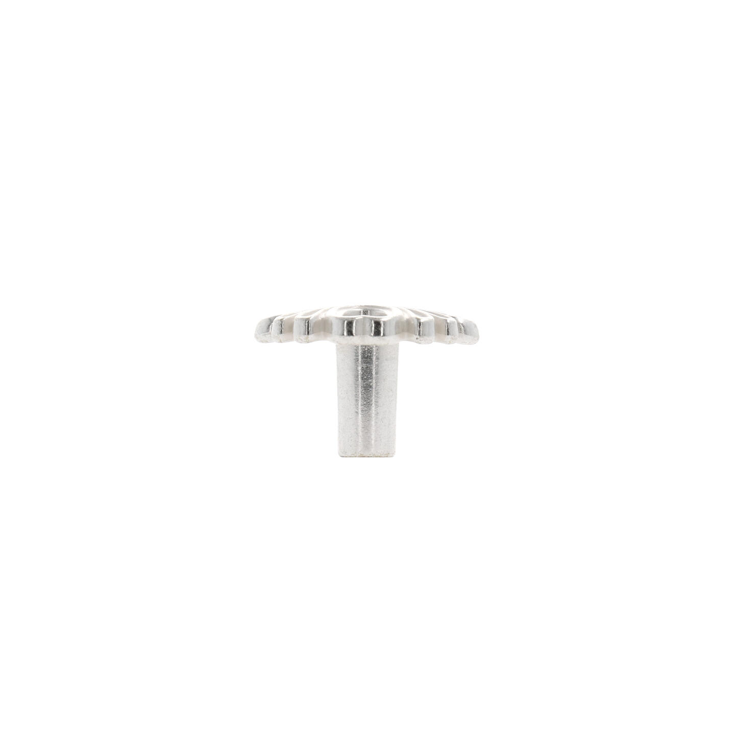 Pomolo per mobili - Argento Venezia - Lega di Zinco - Stile Classico - 36x24x0mm - immagine 2