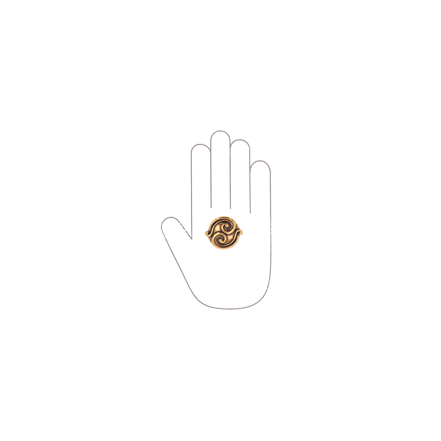Pomolo per mobili - Orval - Lega di Zinco - Stile Classico - 0x25x0mm - immagine 4