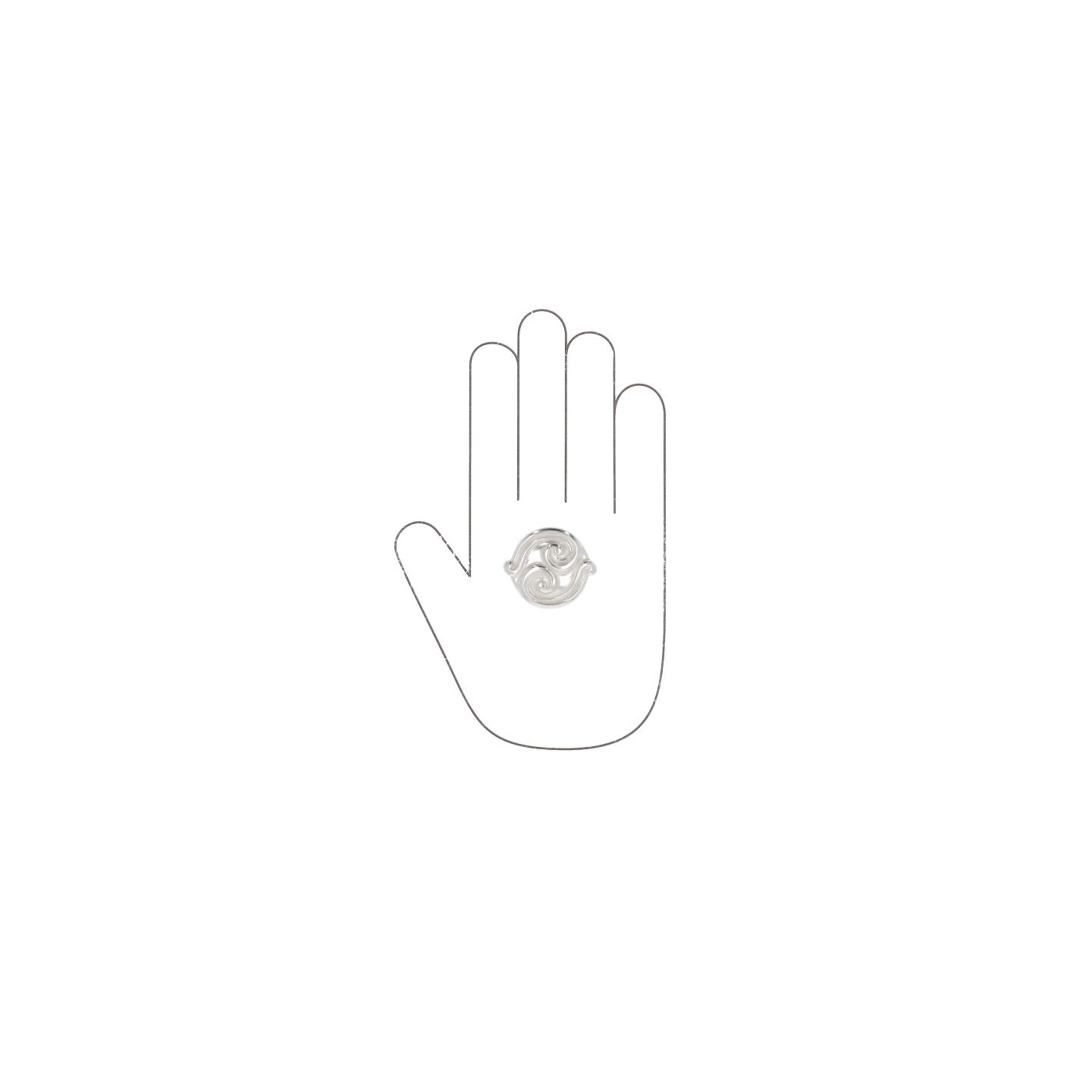 Pomolo per mobili - Argento Venezia - Lega di Zinco - Stile Classico - 0x25x0mm - immagine 4