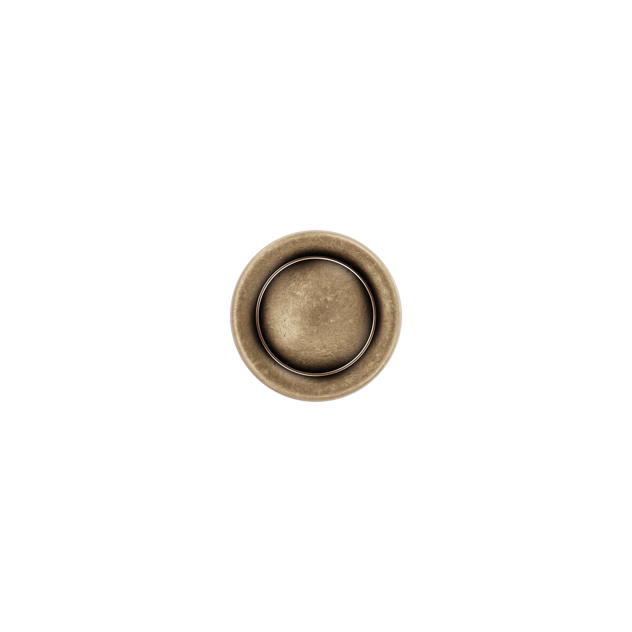 Pomolo per mobili - Antica Firenze - Lega di Zinco - Stile Classico - 0x21x25mm - immagine 2