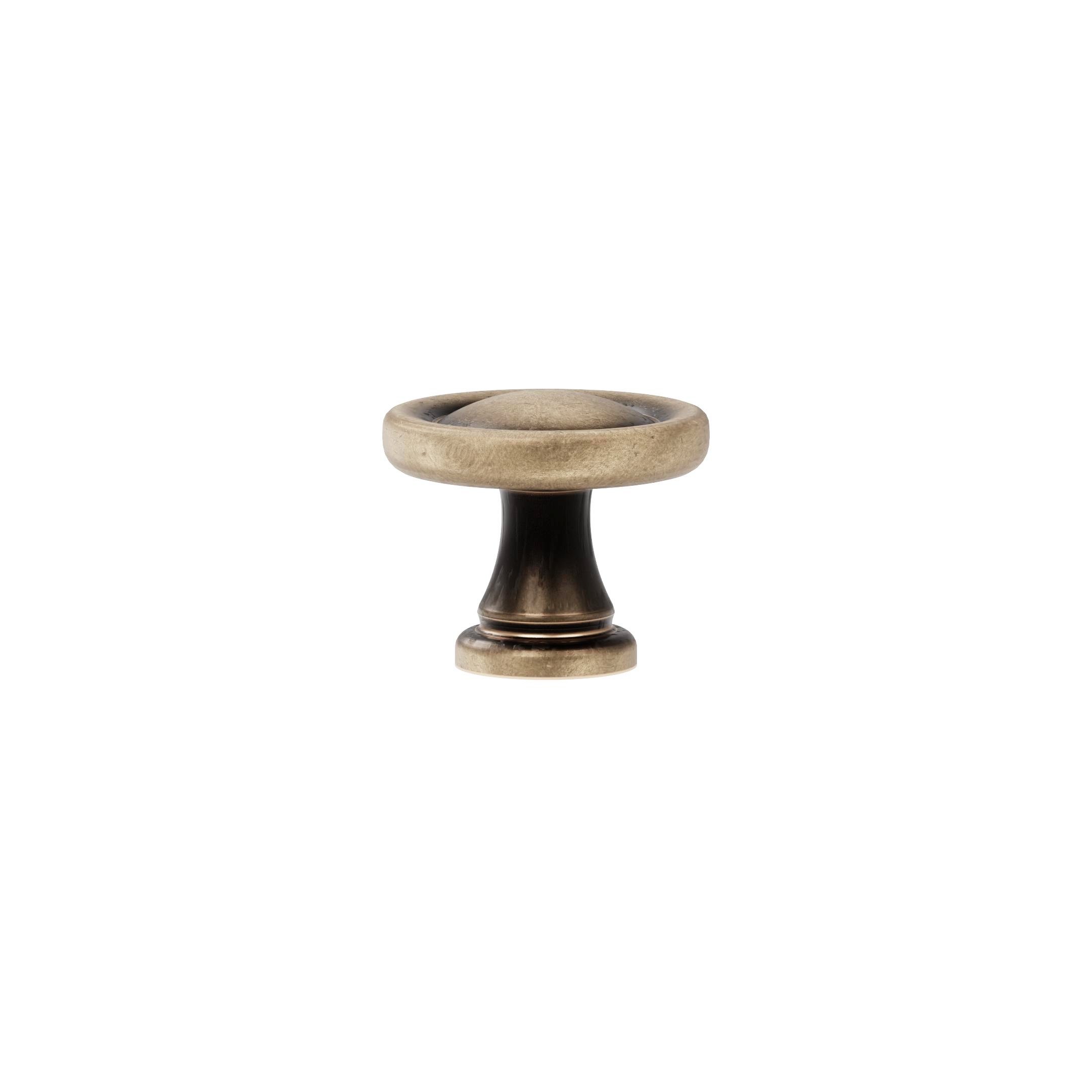 Pomolo per mobili - Antica Firenze - Lega di Zinco - Stile Classico - 0x21x25mm - immagine 3