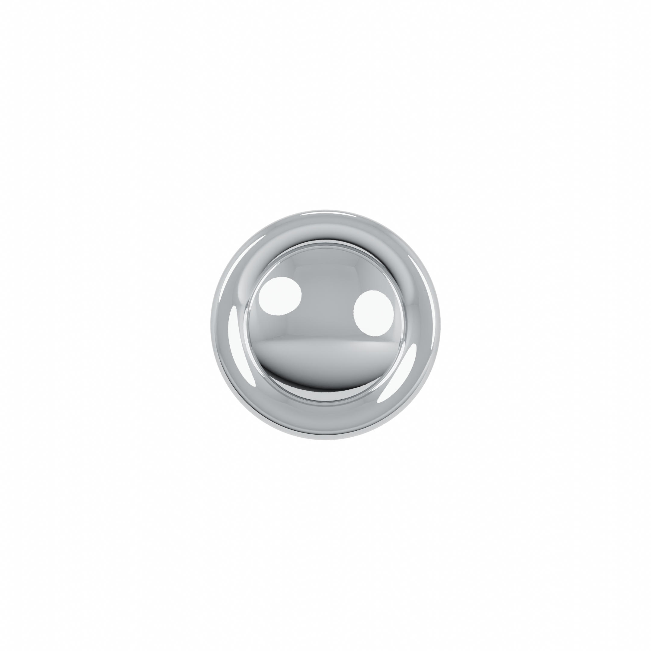 Pomolo per mobili - Cromo lucido - Lega di Zinco - Stile Classico - 0x21x25mm - immagine 2