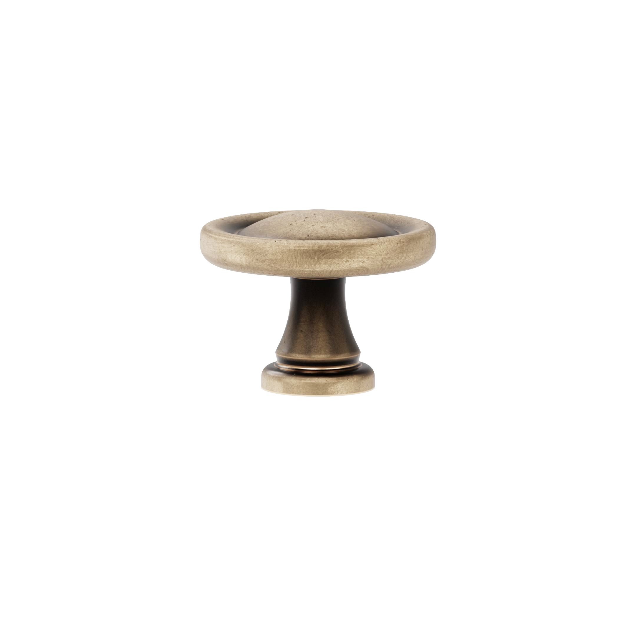 Pomolo per mobili - Antica Firenze - Lega di Zinco - Stile Classico - 0x23x31mm - immagine 3