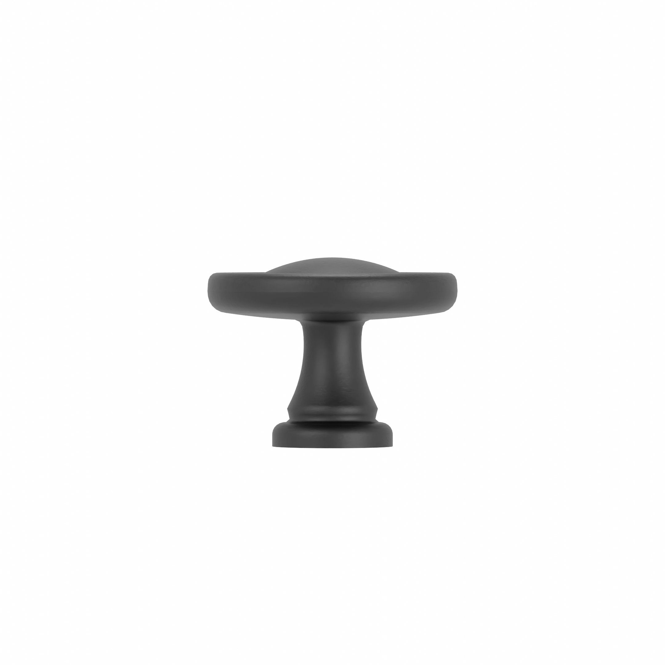 Pomolo per mobili - Laccato nero matt - Lega di Zinco - Stile Classico - 0x23x31mm - immagine 3