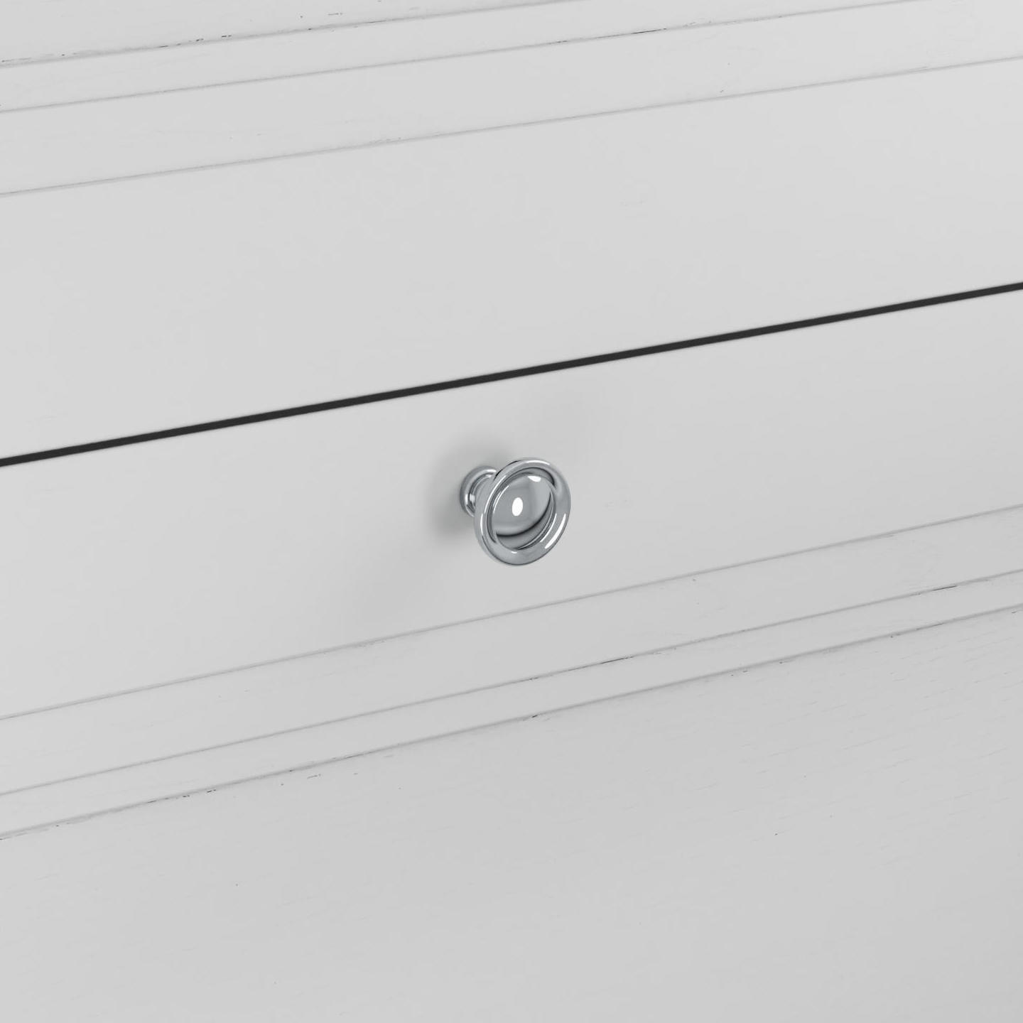 Pomolo per mobili - Cromo lucido - Lega di Zinco - Stile Classico - 0x23x31mm - immagine 5