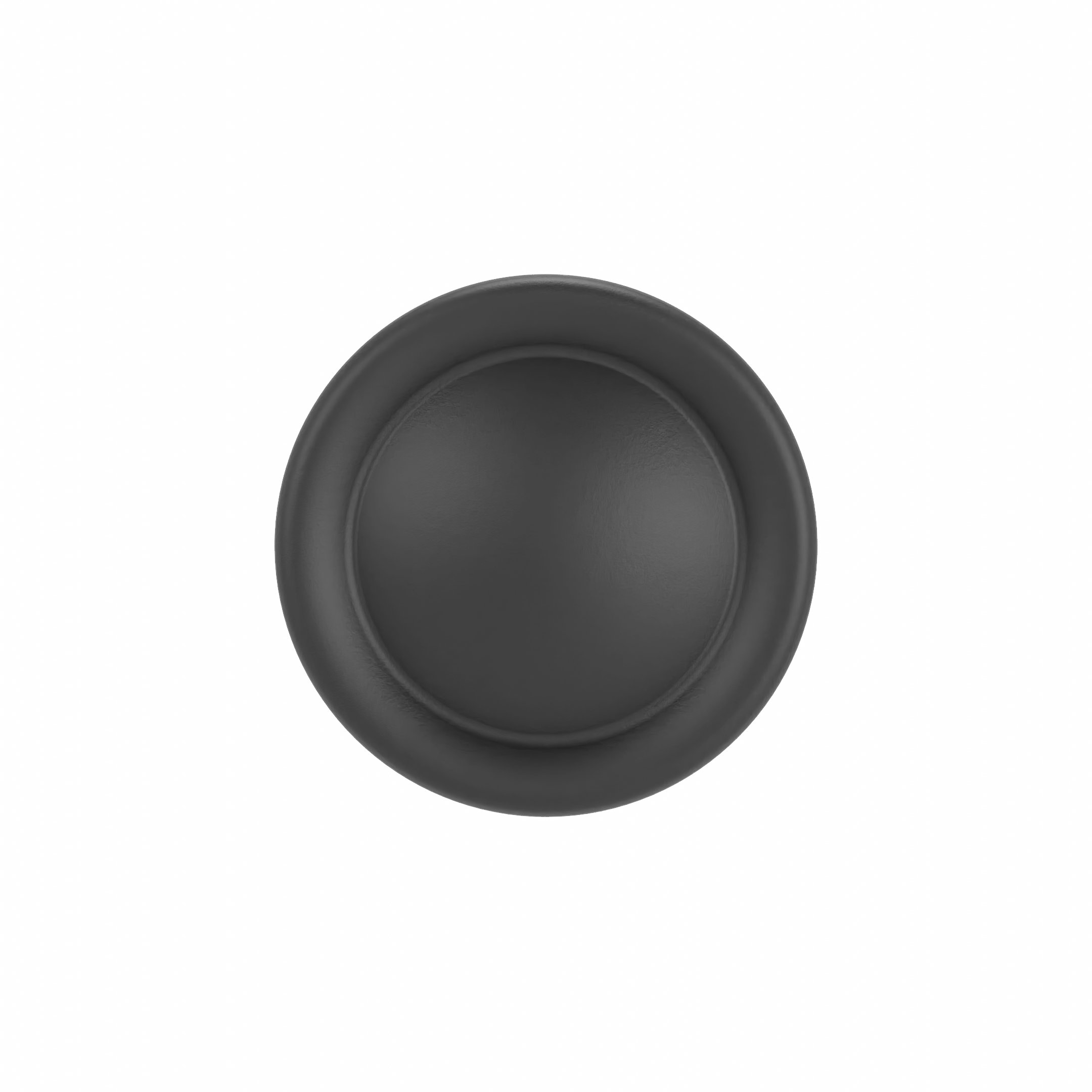 Pomolo per mobili - Laccato nero matt - Lega di Zinco - Stile Classico - 0x24x35mm - immagine 2