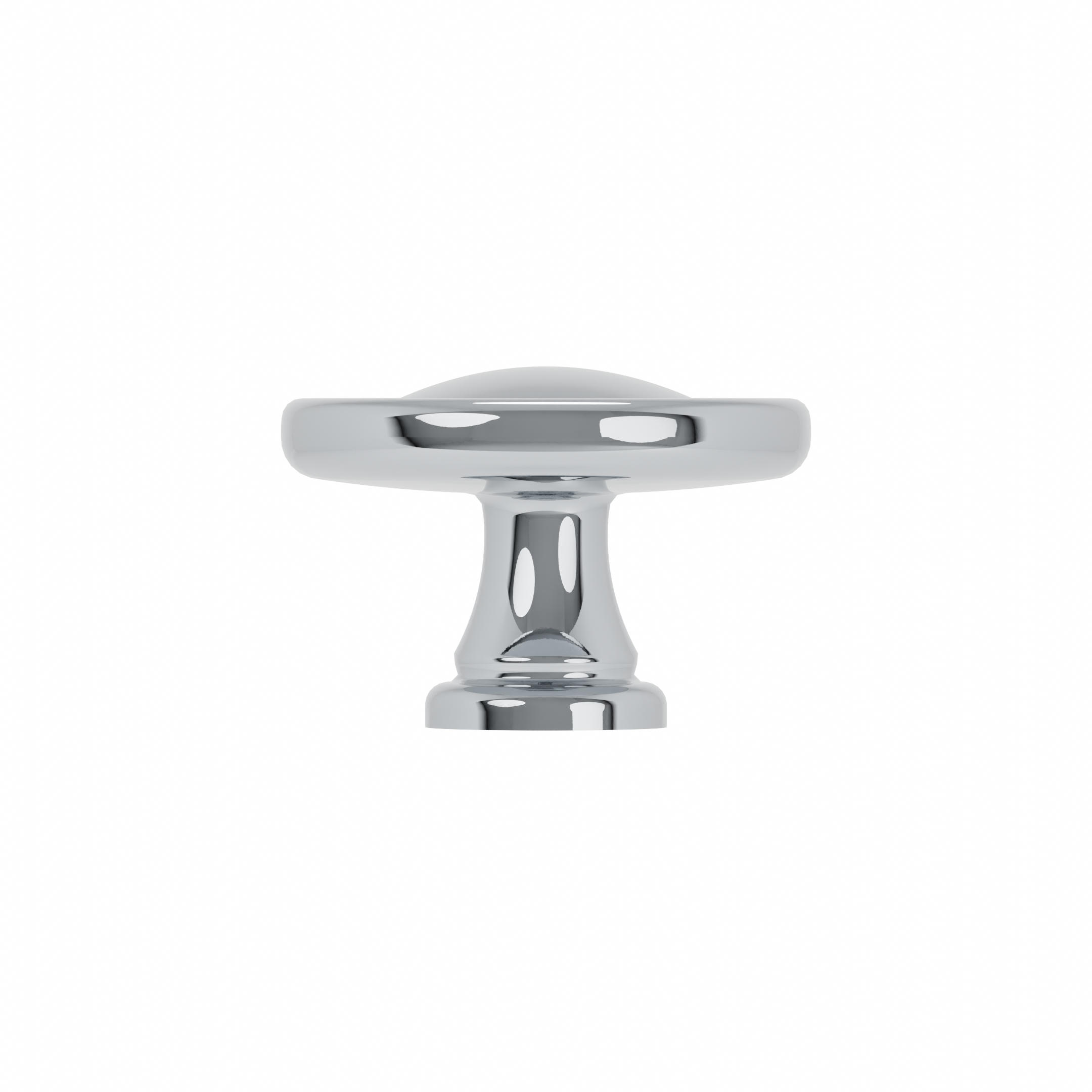 Pomolo per mobili - Cromo lucido - Lega di Zinco - Stile Classico - 0x24x35mm - immagine 3