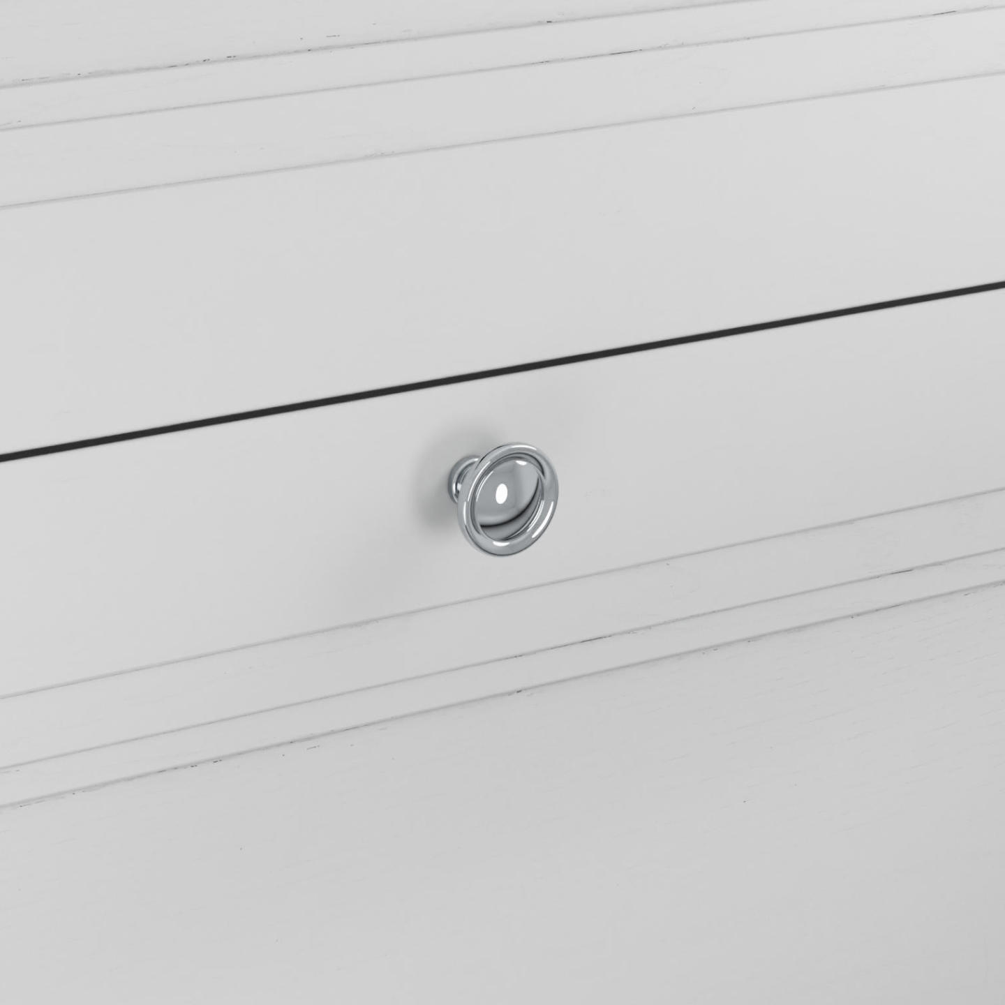 Pomolo per mobili - Cromo lucido - Lega di Zinco - Stile Classico - 0x24x35mm - immagine 5