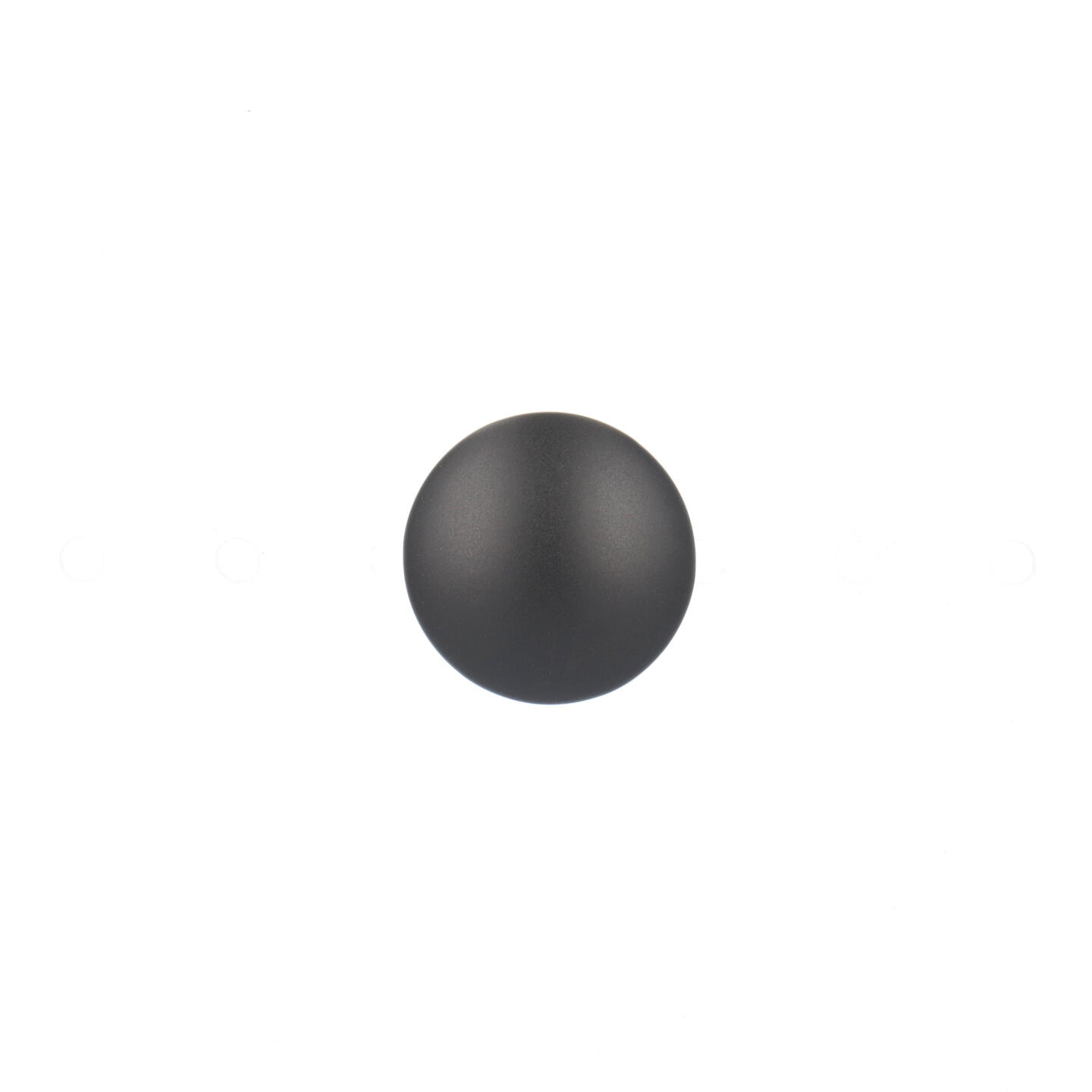 Pomolo per mobili - Laccato nero matt - Lega di Zinco - Stile Contemporaneo - 30x22x0mm - immagine 2
