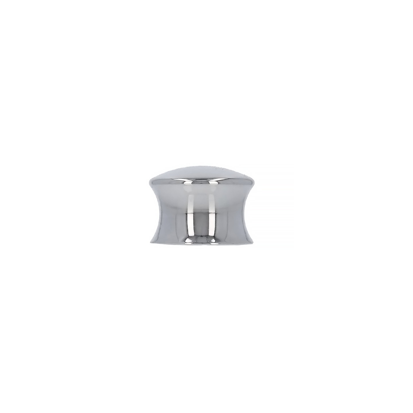 Pomolo per mobili - Cromo lucido - Lega di Zinco - Stile Contemporaneo - 30x22x0mm - immagine 3