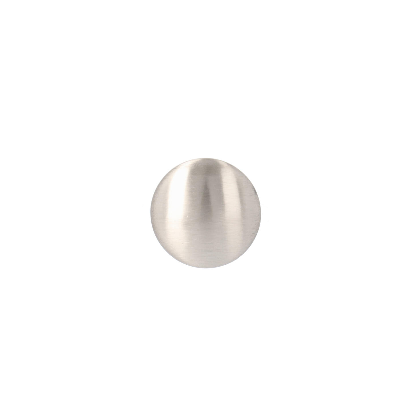 Pomolo per mobili - Nichel satinato - Lega di Zinco - Stile Contemporaneo - 30x22x0mm - immagine 2