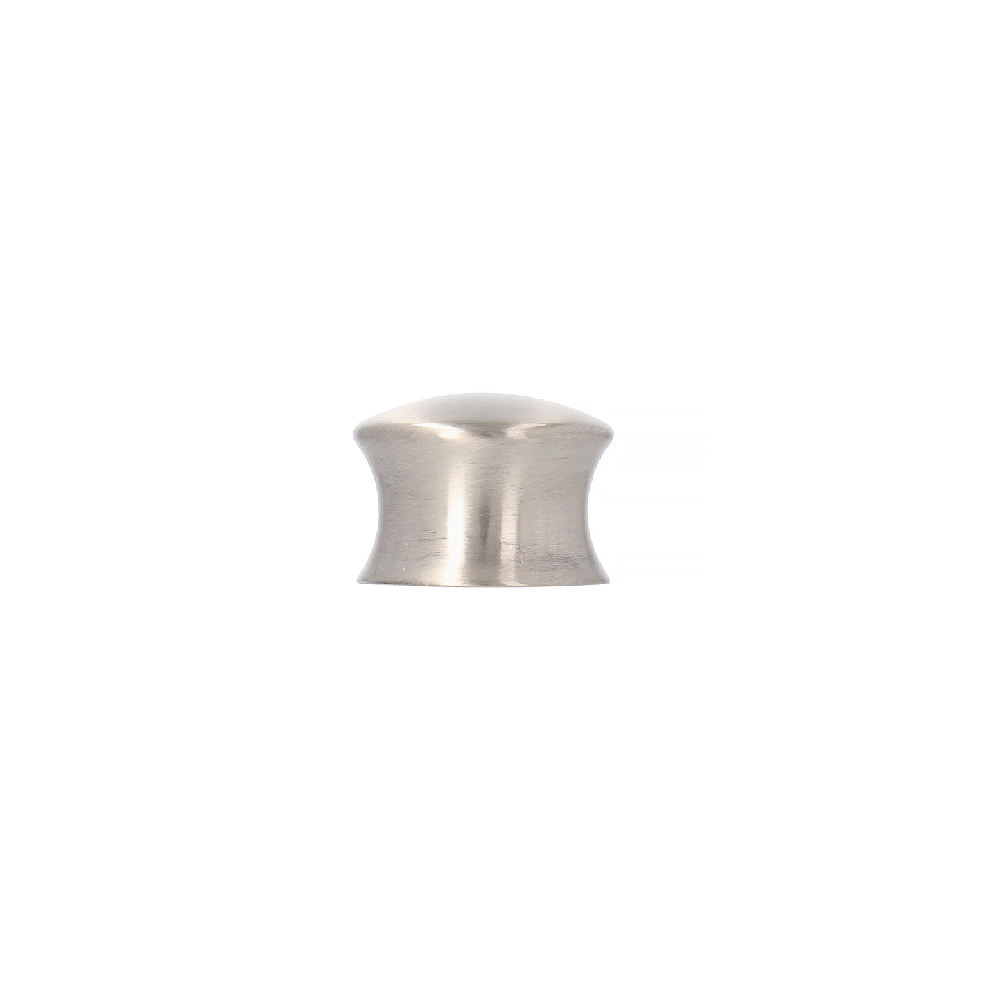 Pomolo per mobili - Nichel satinato - Lega di Zinco - Stile Contemporaneo - 30x22x0mm - immagine 3