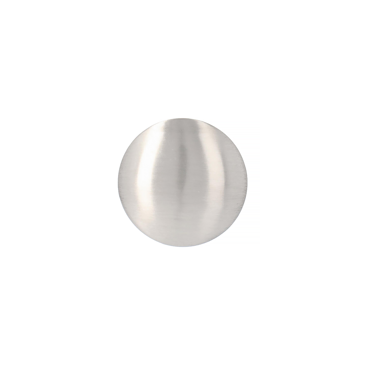 Pomolo per mobili - Nichel satinato - Lega di Zinco - Stile Contemporaneo - 40x23x0mm - immagine 2