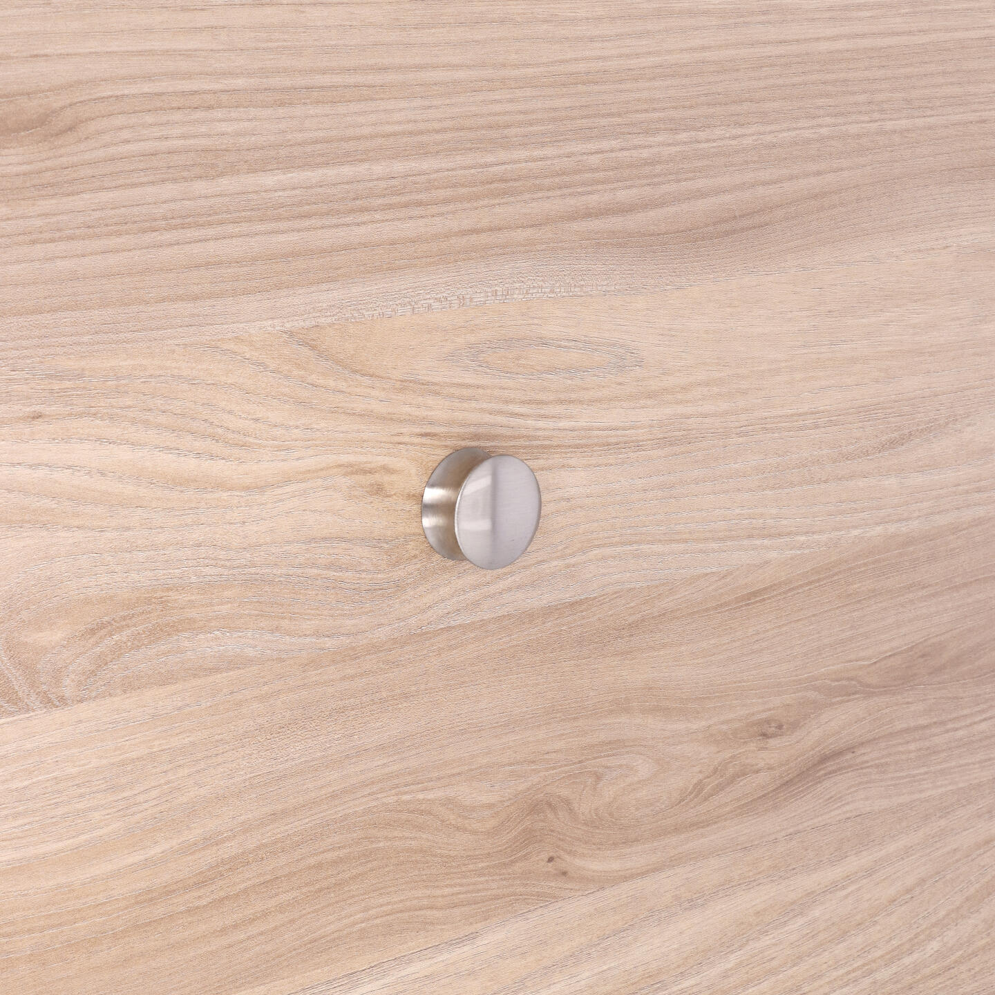 Pomolo per mobili - Nichel satinato - Lega di Zinco - Stile Contemporaneo - 40x23x0mm - immagine 5