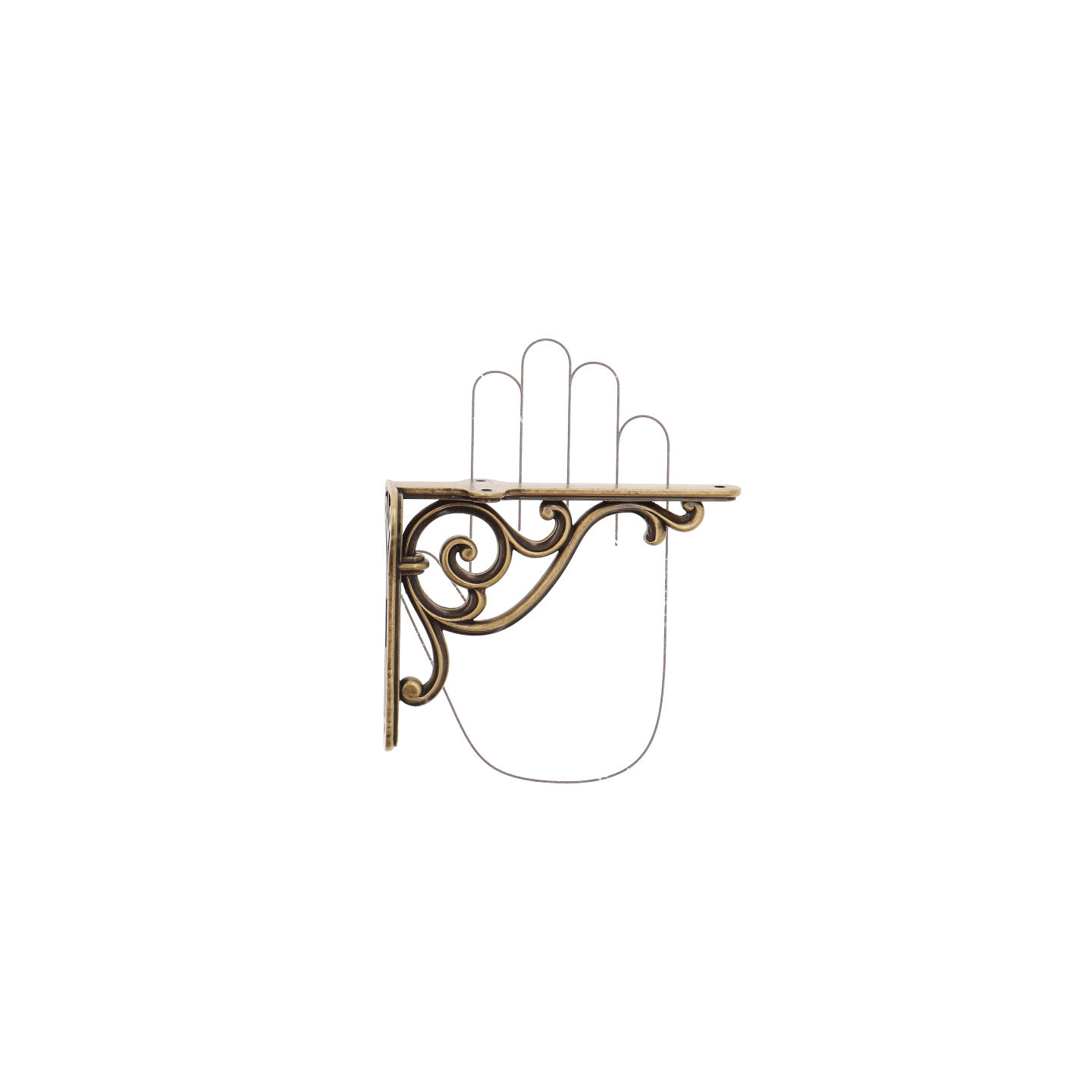Reggimensola - Antica Firenze - Lega di Zinco - Stile Classico - 150x115x46mm - immagine 4